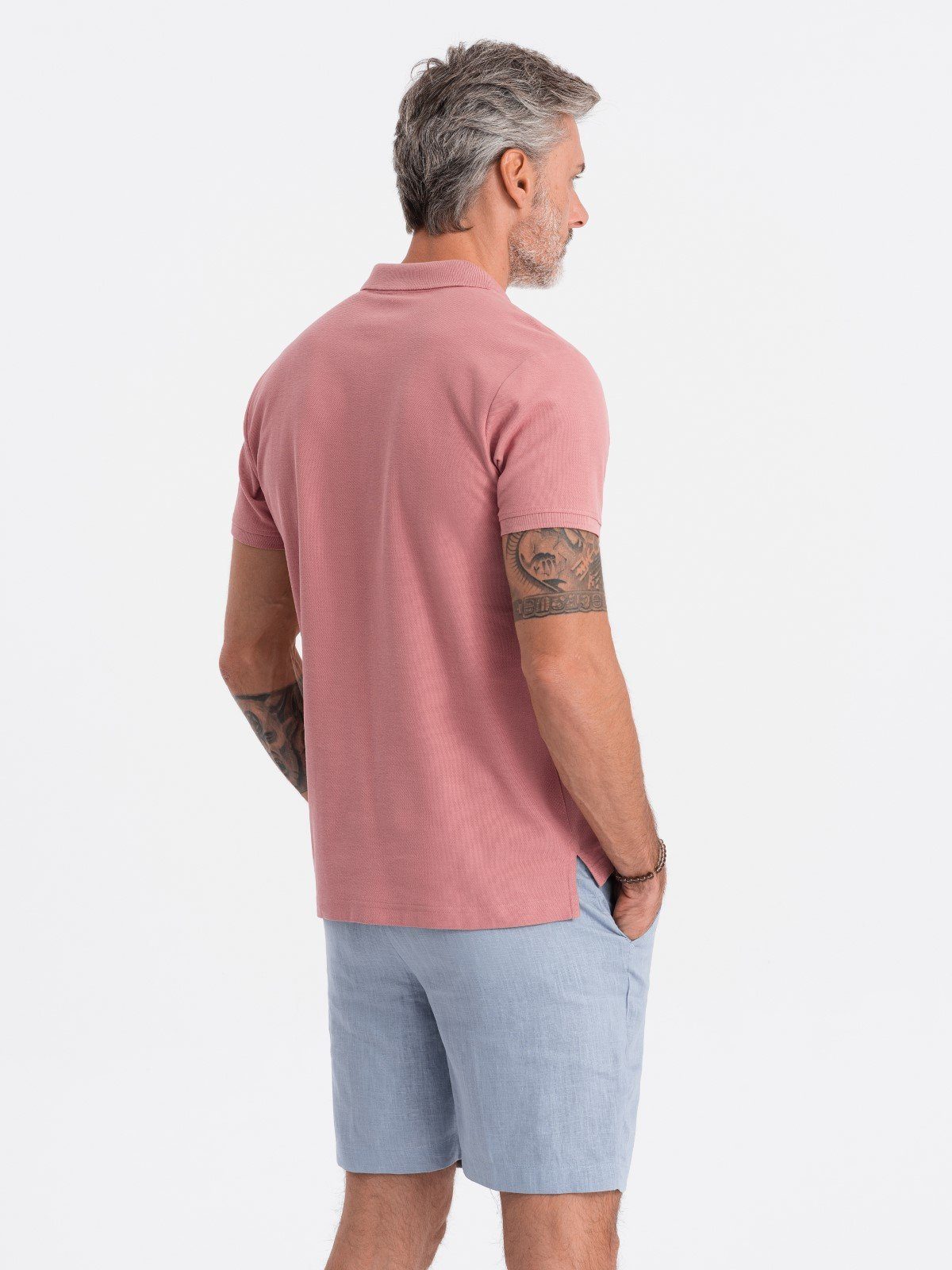OMBRE Poloshirt Ombre Poloshirt aus Piqué-Strick günstig online kaufen