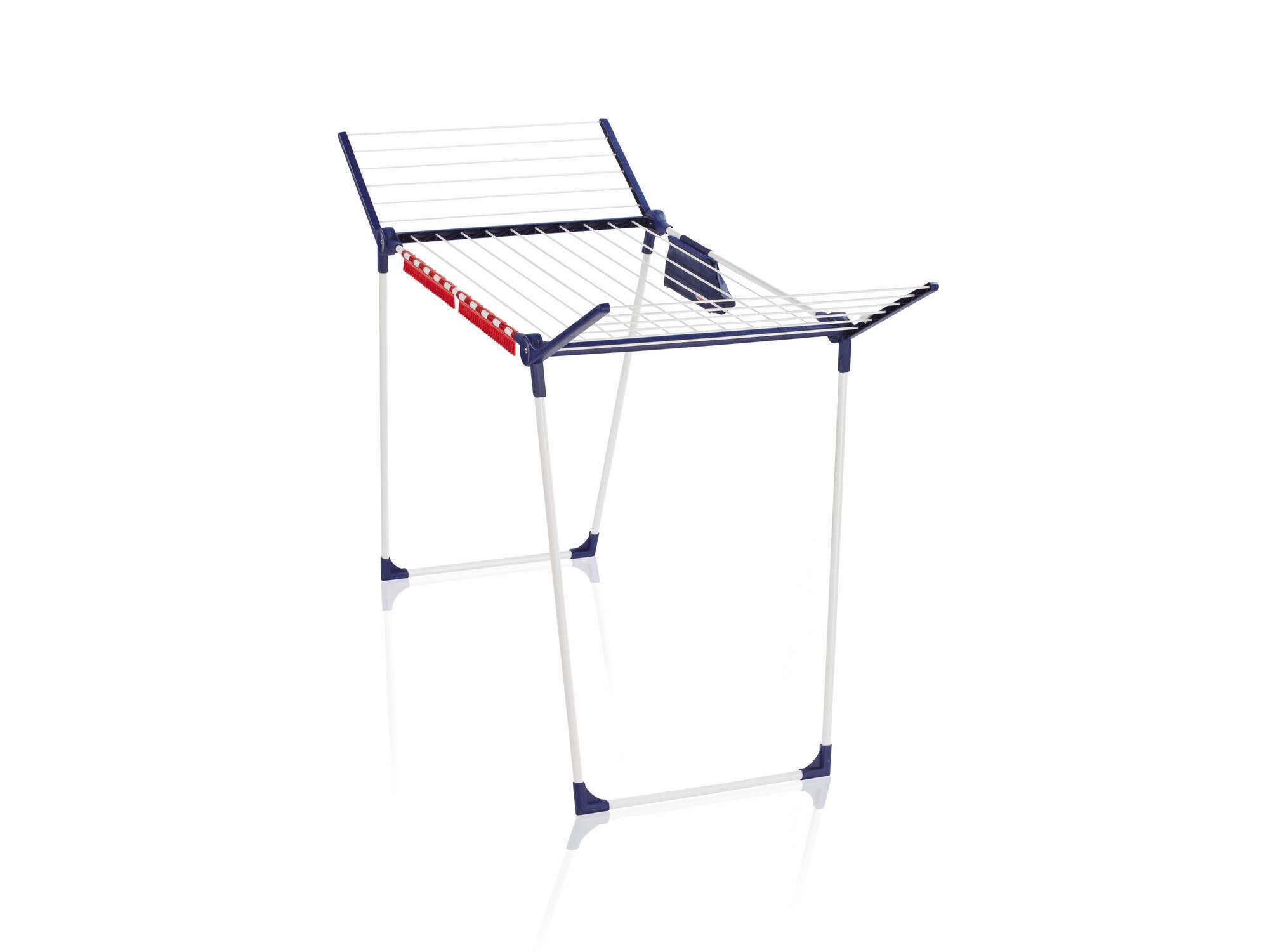 Leifheit Рама для сушки білизни Сушарка Pegasus 180 Solid Plus, 18m Trockenlänge, 105cm Flügelhöhe, Kleinteilehalter, zusammenklappbar