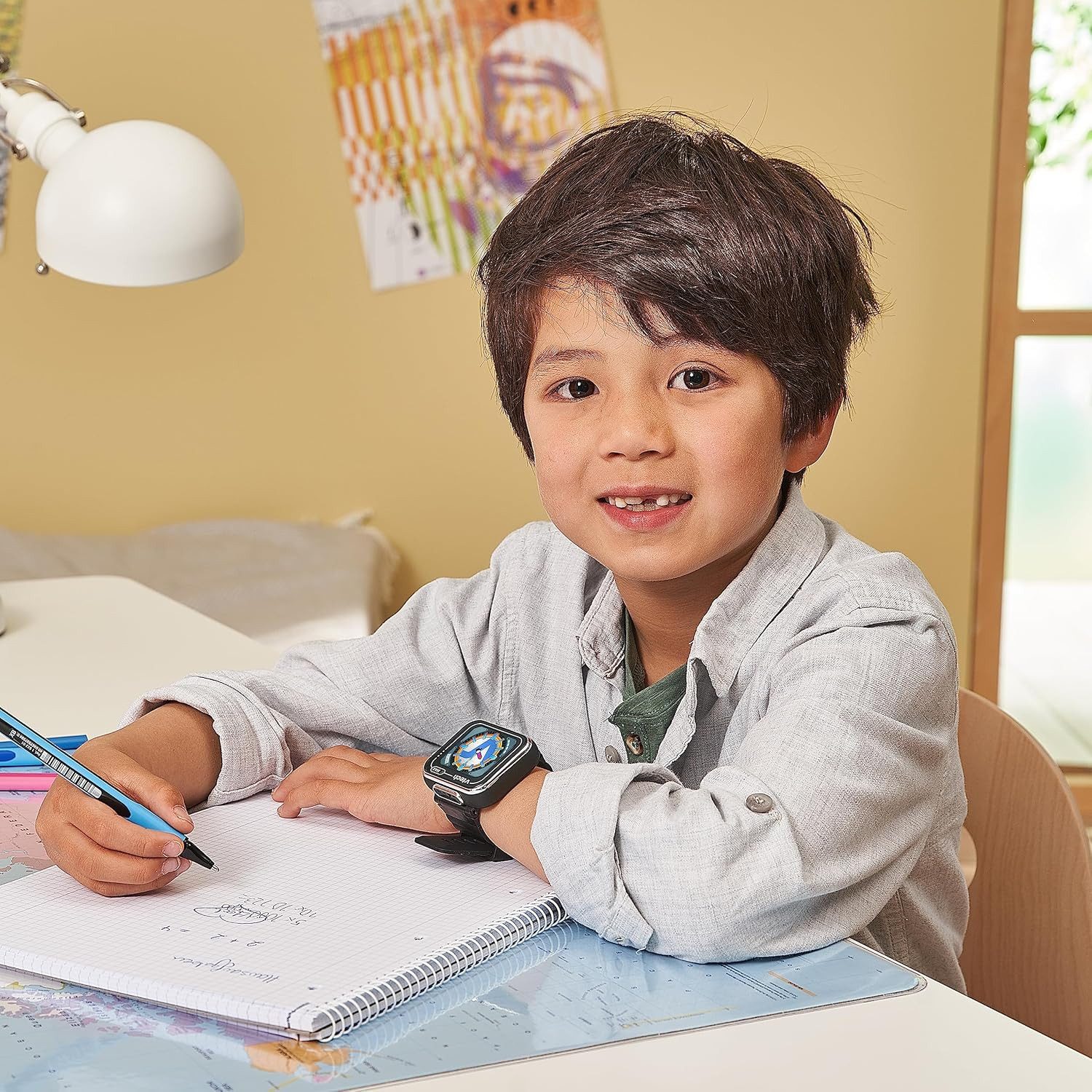 Vtech® Smartwatch (4,2 cm, sim), Kinder Smartwatch mit großem Display und Dual Kamera