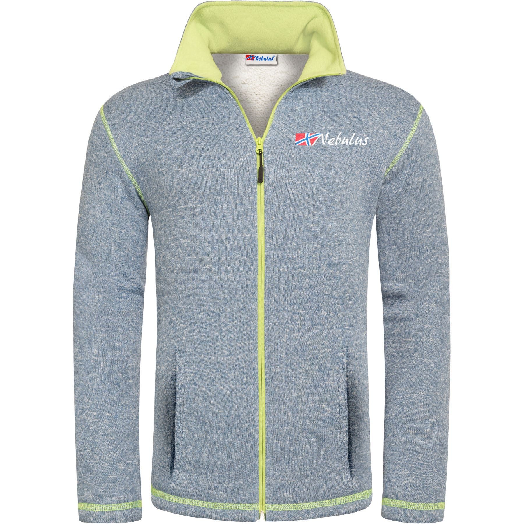 Nebulus Fleecejacke ONEGA, P5521 - Herren, hellblau, XL günstig online kaufen