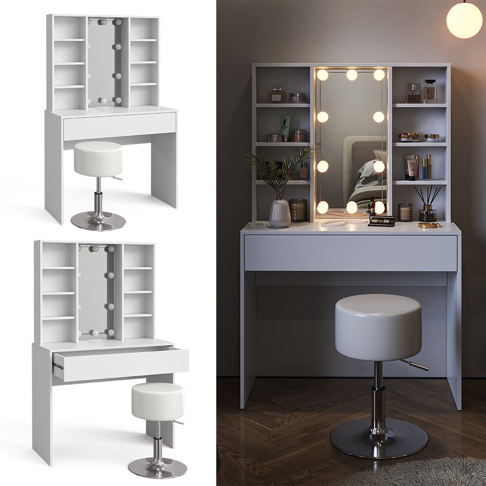 Vicco Schminktisch Alexa, Weiß, 93 cm günstig online kaufen