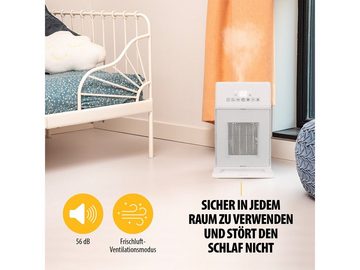 Tristar Keramikheizlüfter, 1800 W, Elektroheizer Warmluftheizung, Luftbefeuchter Keramikheizer Thermostat