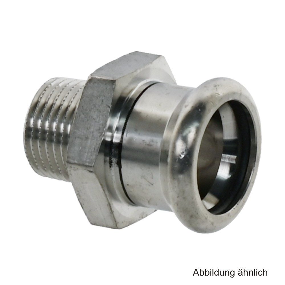 VSH Wasserrohr VSH XPress Edelstahl 304, R2405 Übergangsstück mit AG, 28 mm x 1"