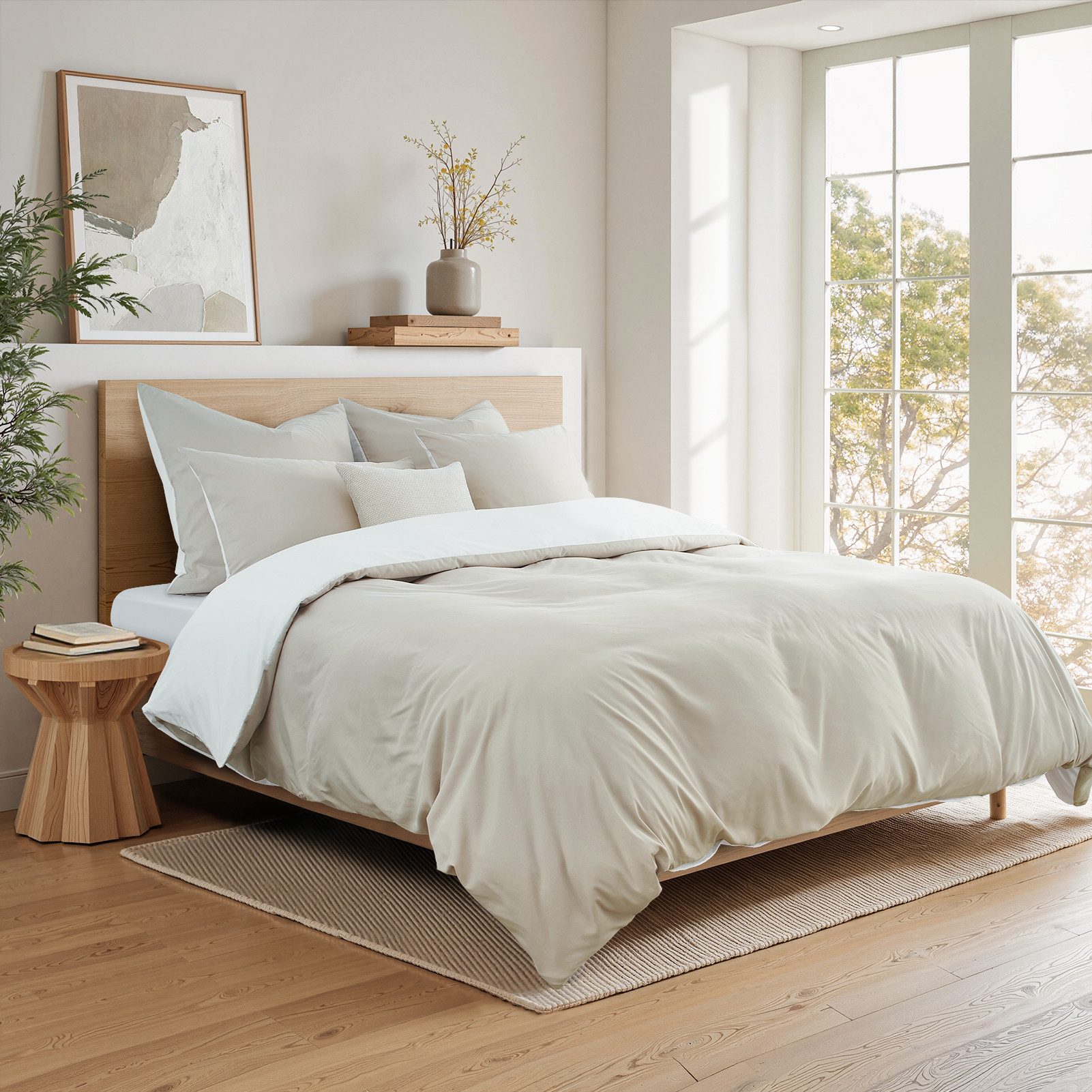 Topfinel Bettwäsche 135x200cm, Seersucker Bettwäsche-Sets, bügelfrei, aller günstig online kaufen