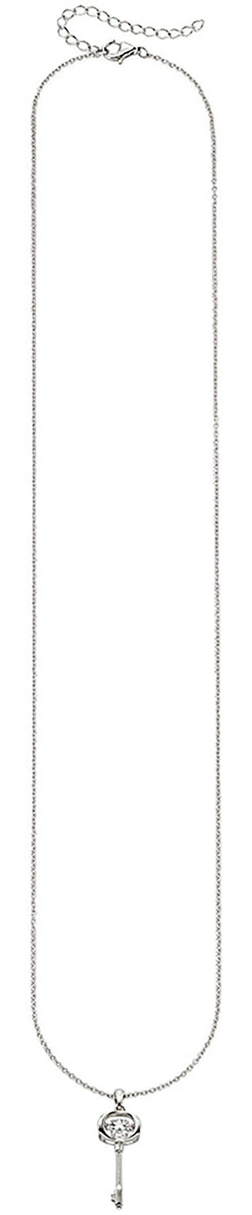 Aniston JEWELRY & WATCHES Kette mit Anhänger Schmuck Geschenk Silber 925 Halskette mit Schlüsselanhänger, mit Zirkonia (synth)