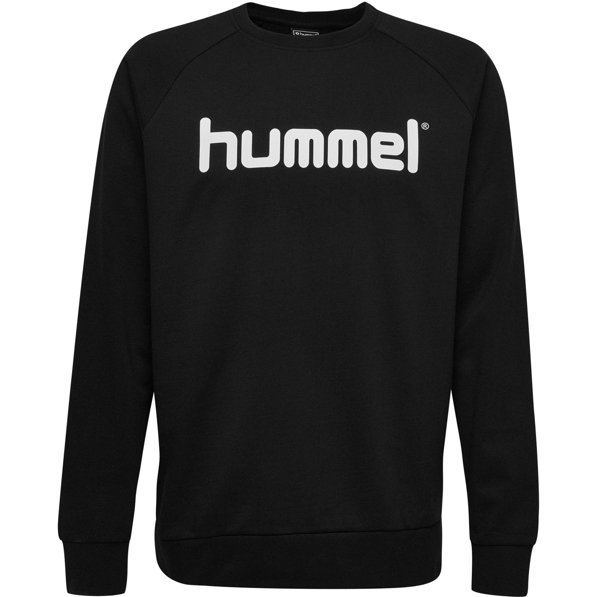 Fleecepullover Hummel Kinder Pullover Go Kids Cotton Logo Sweatshirt 203516
