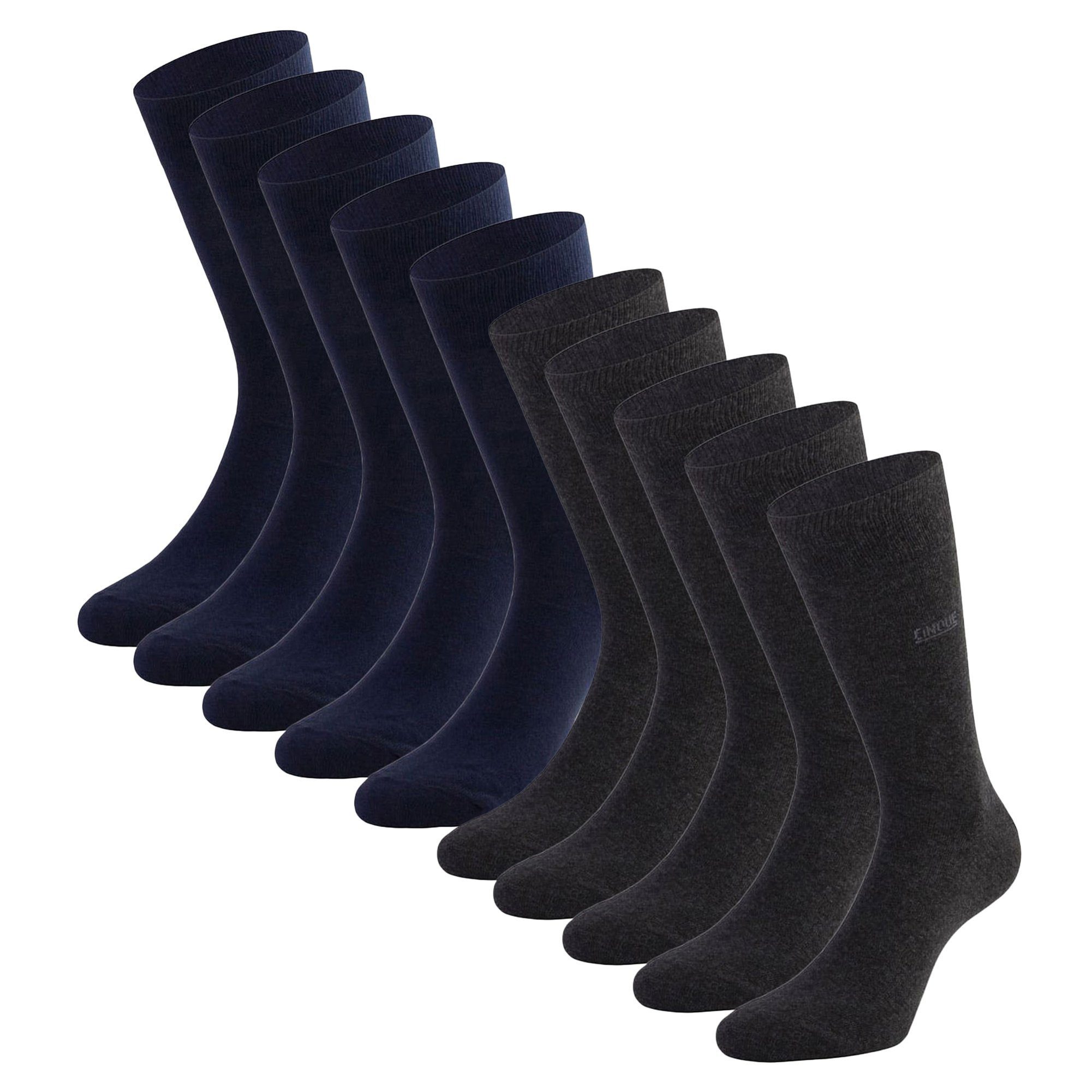 Kurzsocken Herren Socken 10er Pack Baumwolle Business 10P