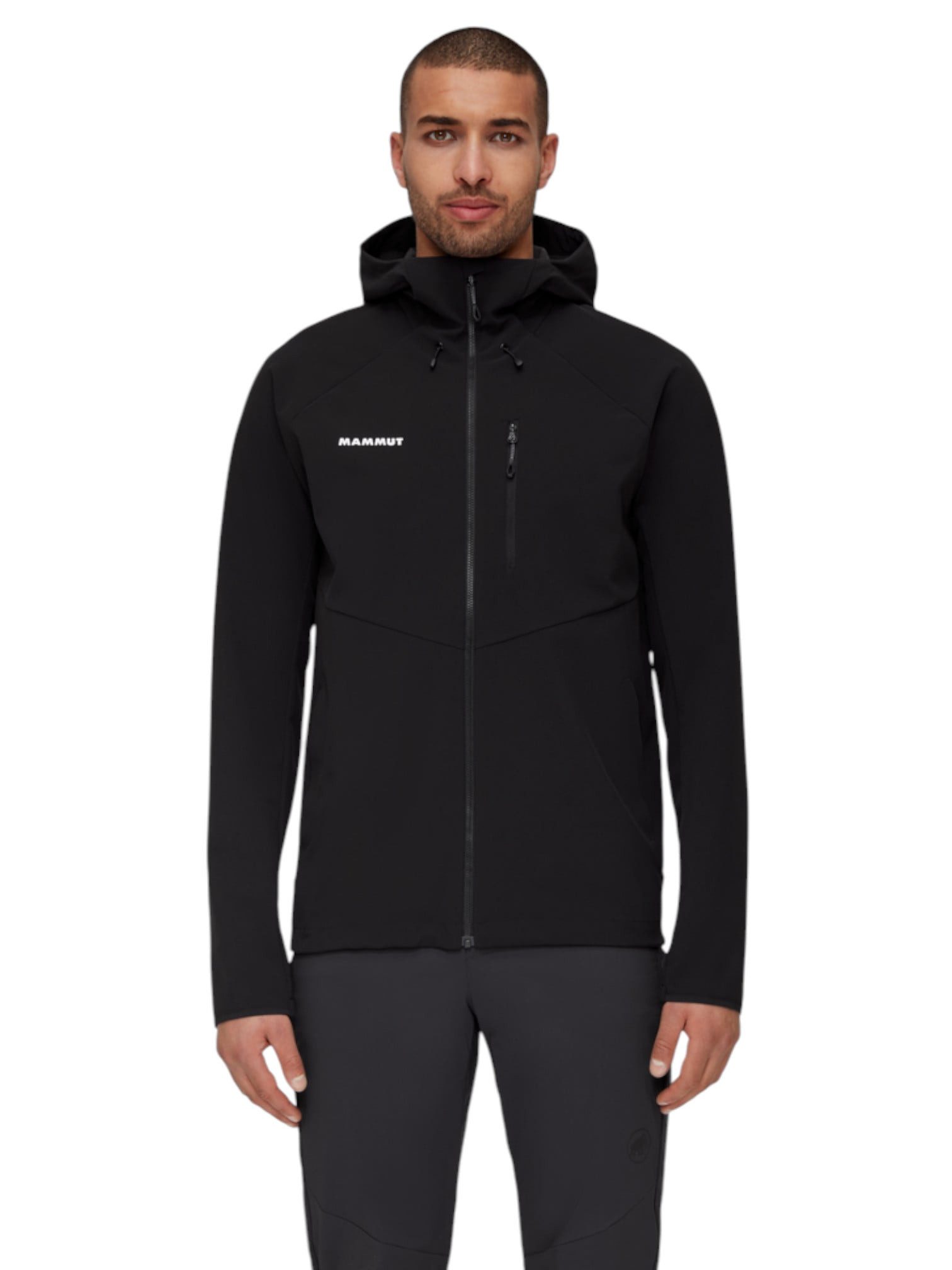 Mammut Softshelljacke Softshell-Wanderjacke Ultimate Comfort SO Hooded (4‑Wege-Stretch)