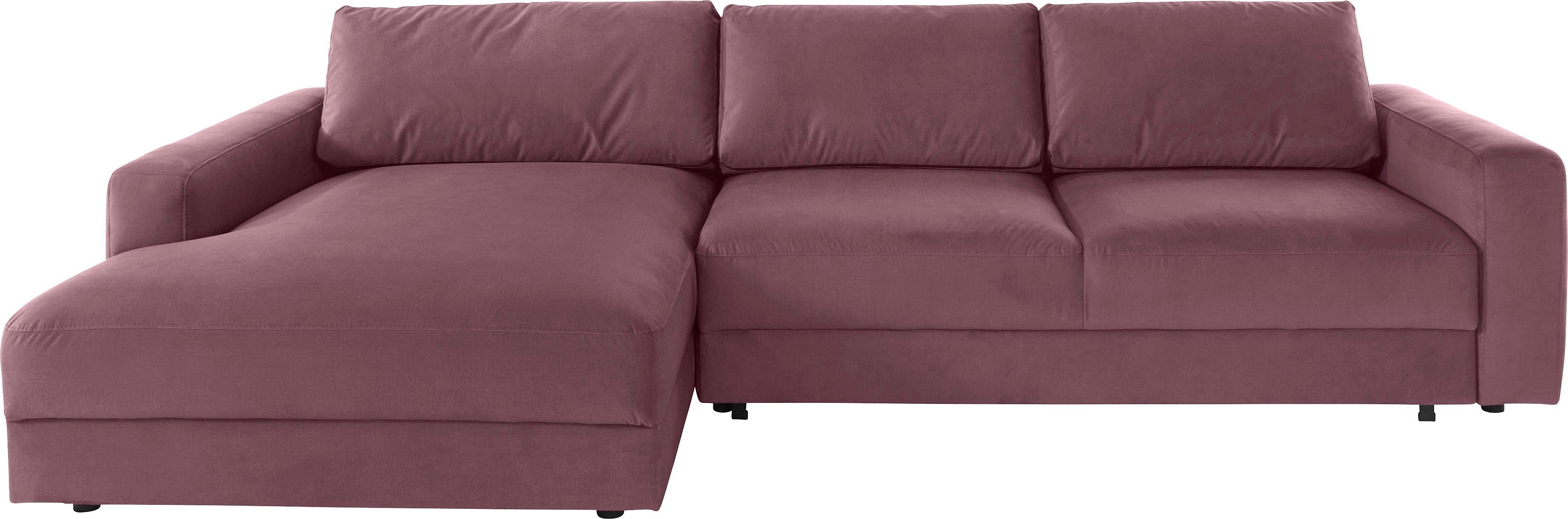 Home affaire Ecksofa Bloomfield, bequem und elegant, Breite 303cm, L-Form, mit Bettfunktion und Bettkasten, Unser Dauertiefpreis. Reduzierter Preis € 1.549,99. Unverbindliche Preisempfehlung € 1.999,00