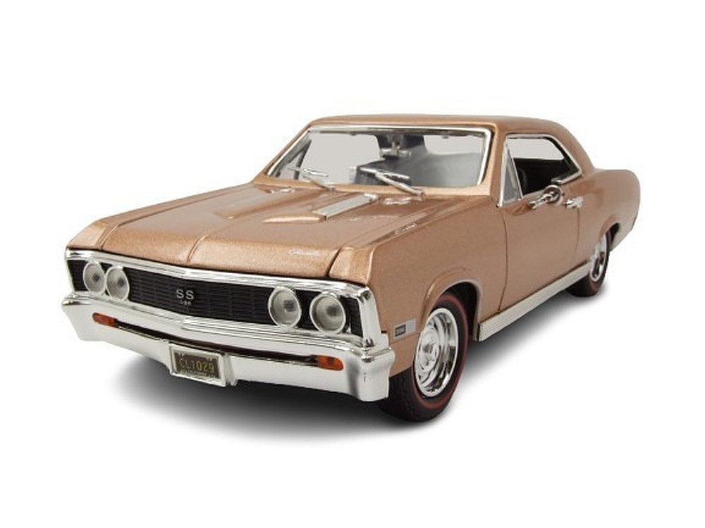 Motormax Modellauto Chevrolet Chevelle SS 396 1967 gold, Maßstab 1:18