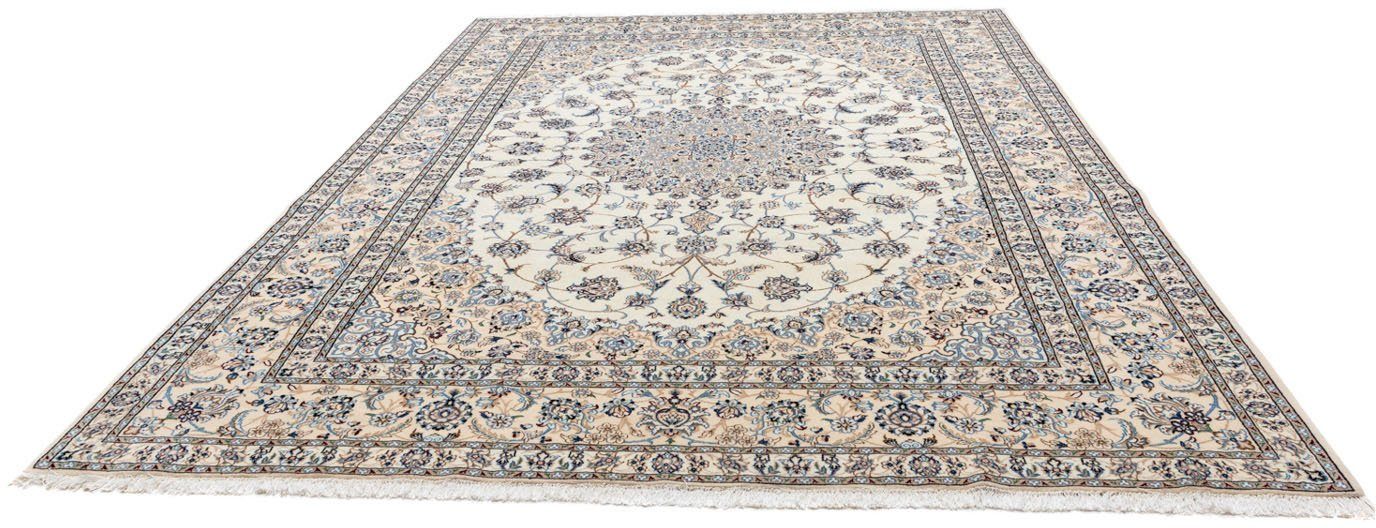 Wollteppich Moud Medaillon Beige 356 x 248 cm, morgenland, rechteckig, Höhe: 10 mm, Unikat mit Zertifikat