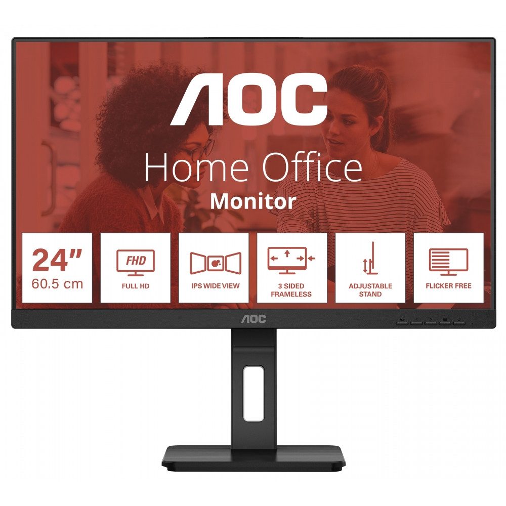 AOC TFT-Monitor (1920 x 1080 px, FHD, 4 ms Reaktionszeit, FHD IPS Display, FHD IPS Display für klare Bilder)