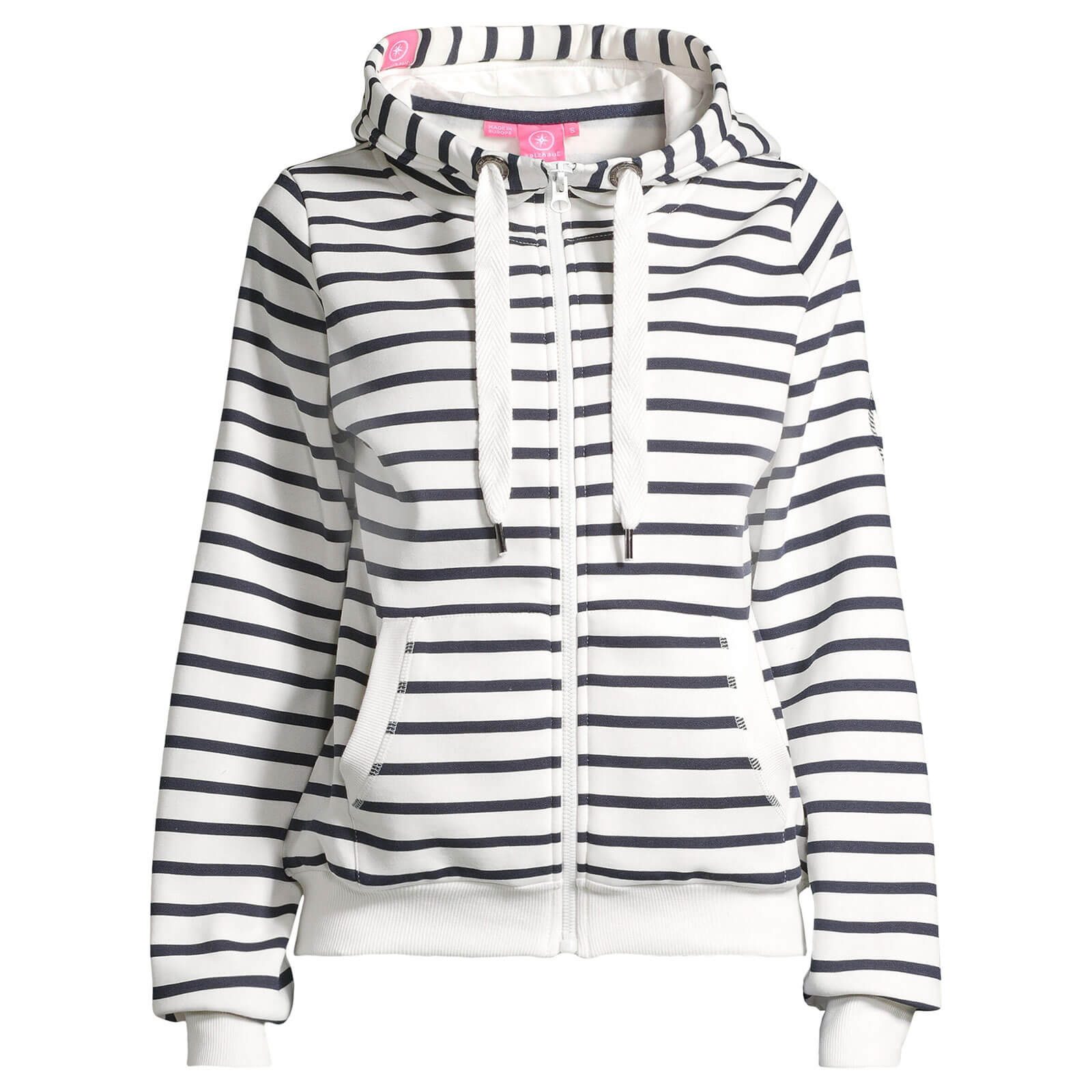 salzhaut Kapuzensweatjacke Damen Sweatjacke Sööte geringelt günstig online kaufen