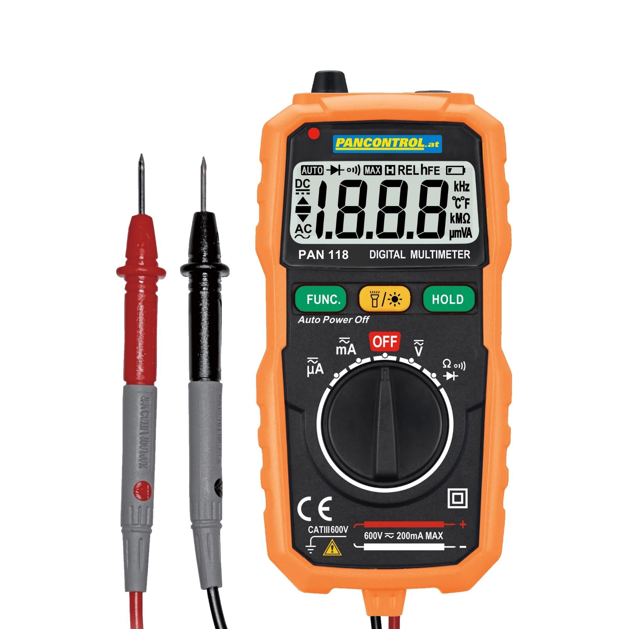Multimeter PAN 118 Digital-Multimeter 600V CAT III