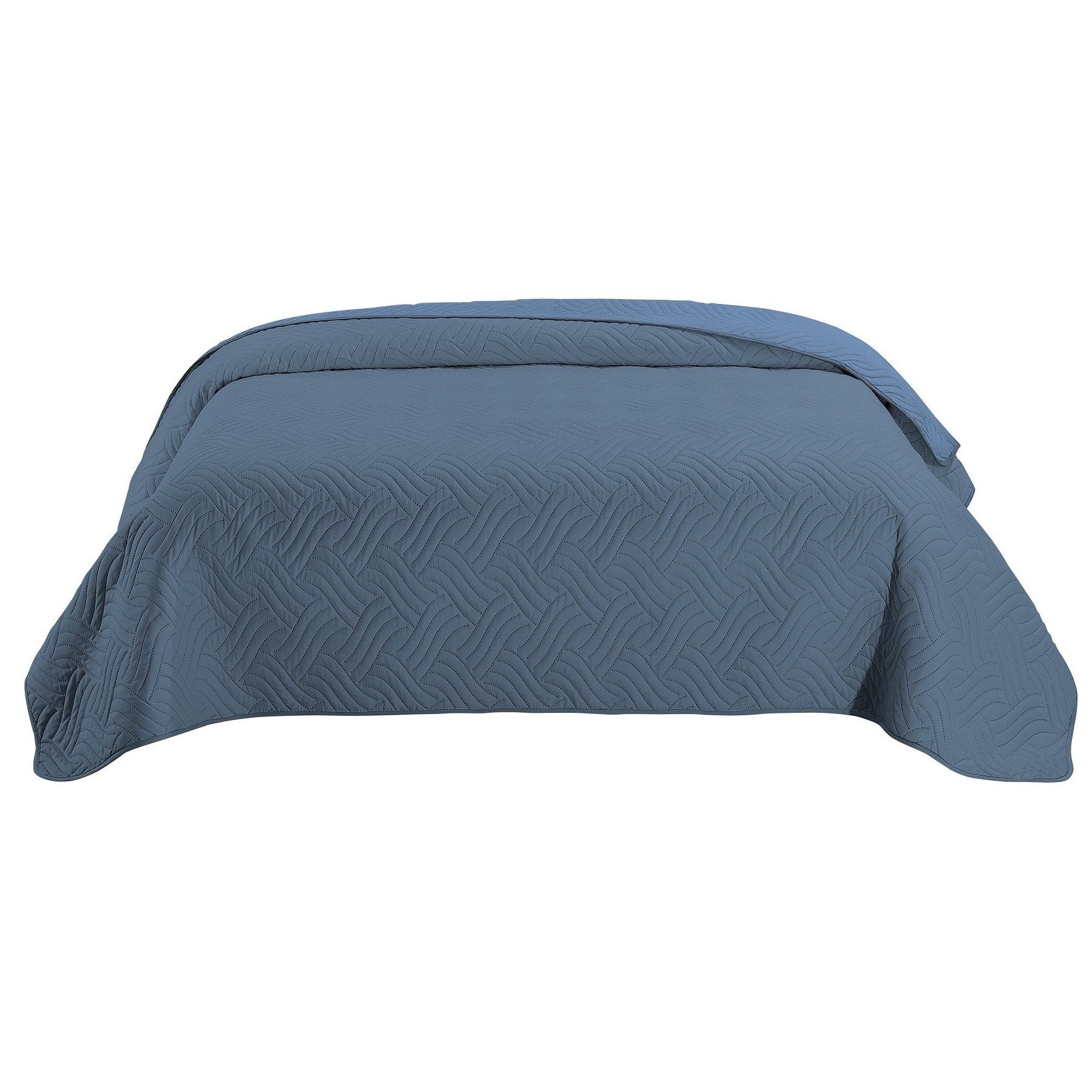 wometo Tagesdecke Wendedecke XXL aus samtweicher Microfaser in 220x240 cm, OEKO-TEX®, wattiert & gesteppt, Bettüberwurf, Sofaüberwurf