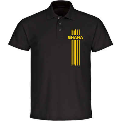 multifanshop Poloshirt Ghana - Streifen - Polo