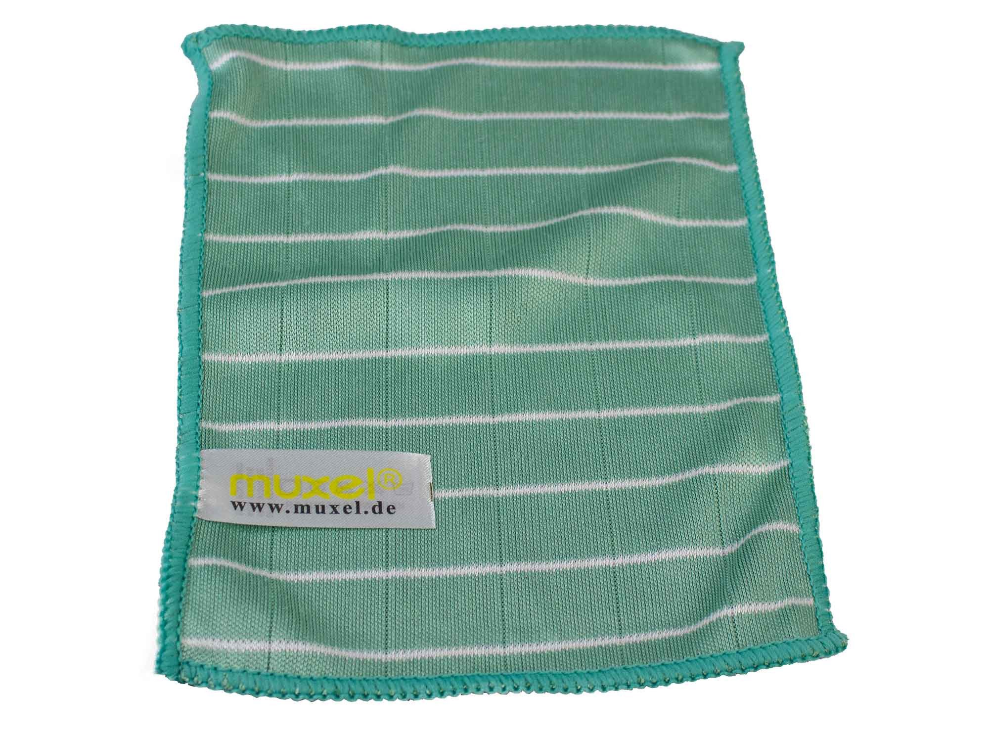 Muxel Brillenputztuch Microfaser Reinigungstücher Bambus Brillen u. Handy Reinigungstuch (66% Polyester / 18% Viskose aus Bambus/ 16% Polyamid, 40) – Bild 3 von 4