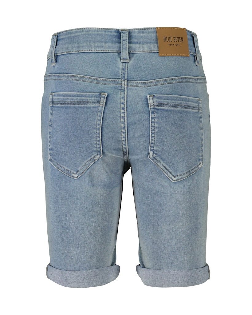 Blue Seven Jeansbermudas Blue Seven Jungen Jog Jeans Bermuda Shorts kurze Hose Beinumschlag (1-tlg)
