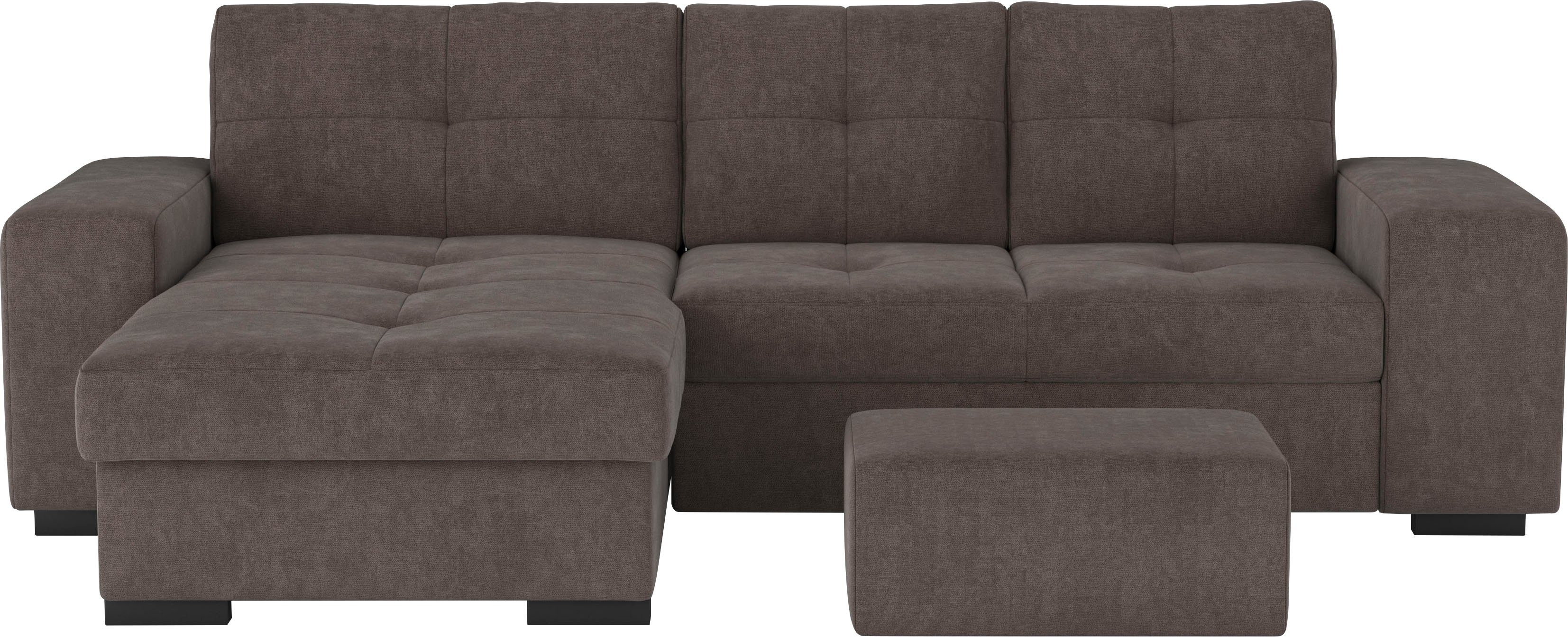 COTTA Ecksofa Mattina L-Form, mit Hocker, günstig online kaufen