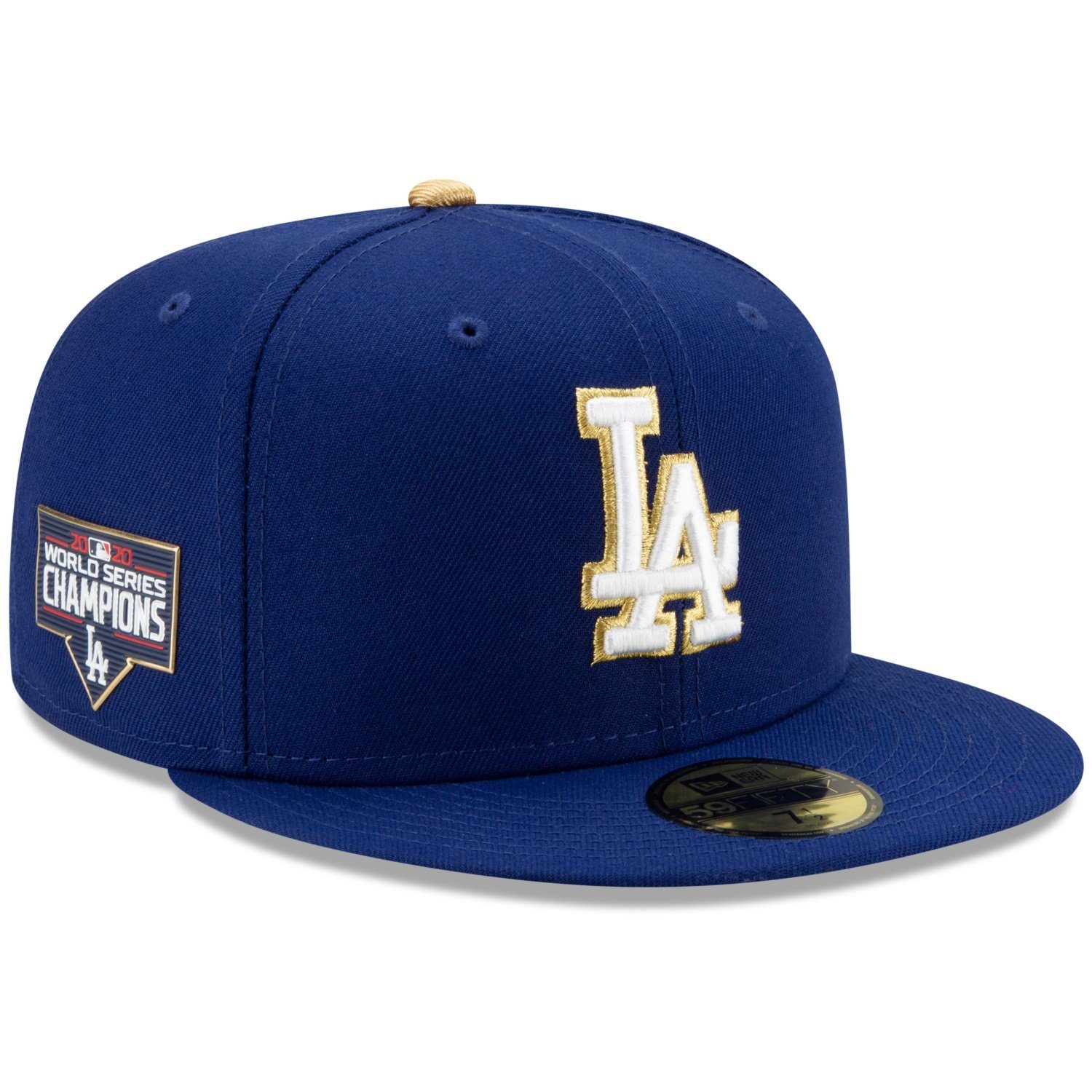 New Era Fitted Cap 59Fifty WORLD SERIES GOLD LA Dodgers