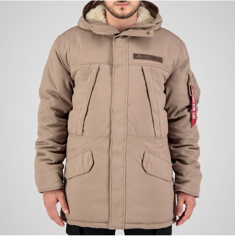 Alpha Industries Parka Winter N3B Expedition taupebraun Herren günstig online kaufen