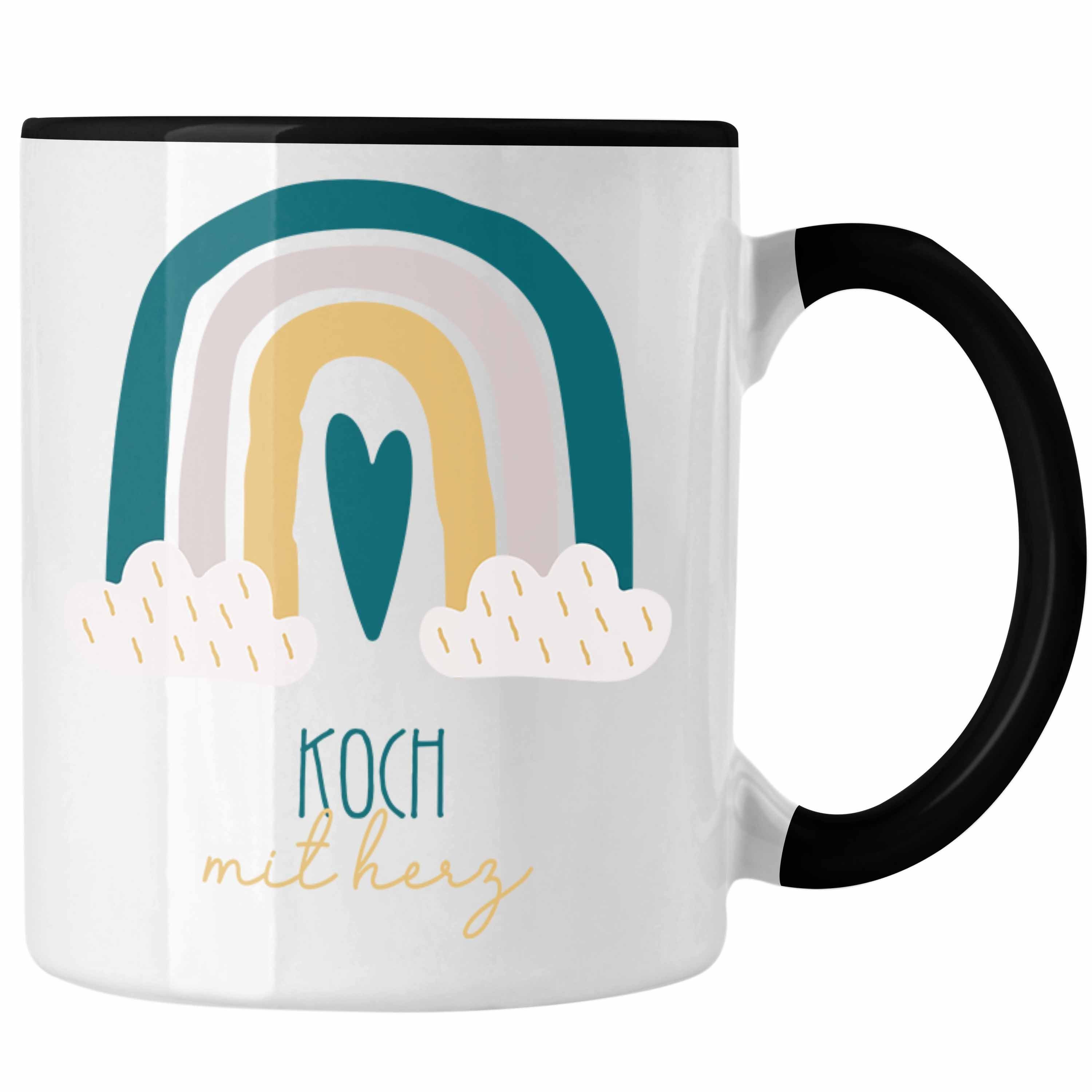 Trendation Tasse Koch Tasse Kaffeetassse Sternekoch Danke Geschenkidee für Schwarz mi Geschenk