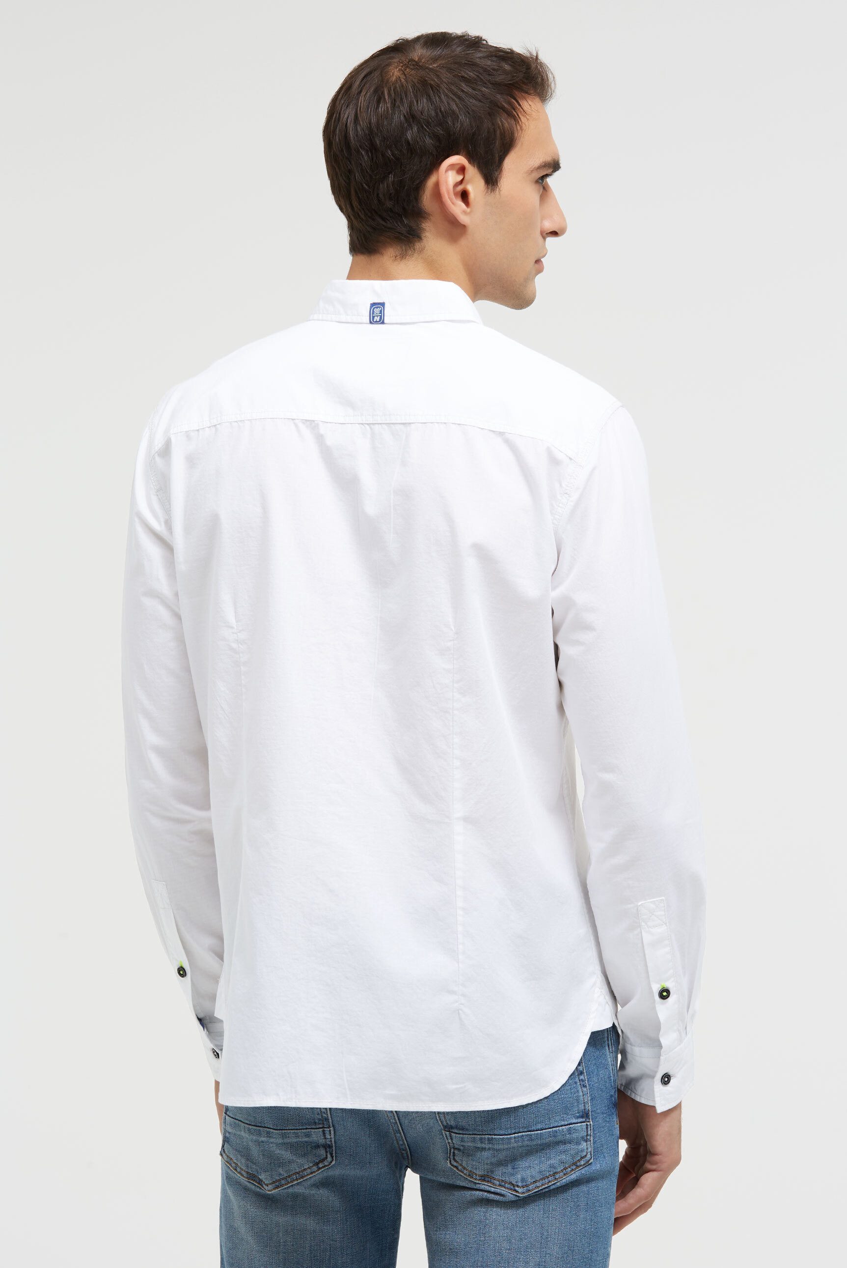 CAMP DAVID Langarmhemd aus Baumwolle