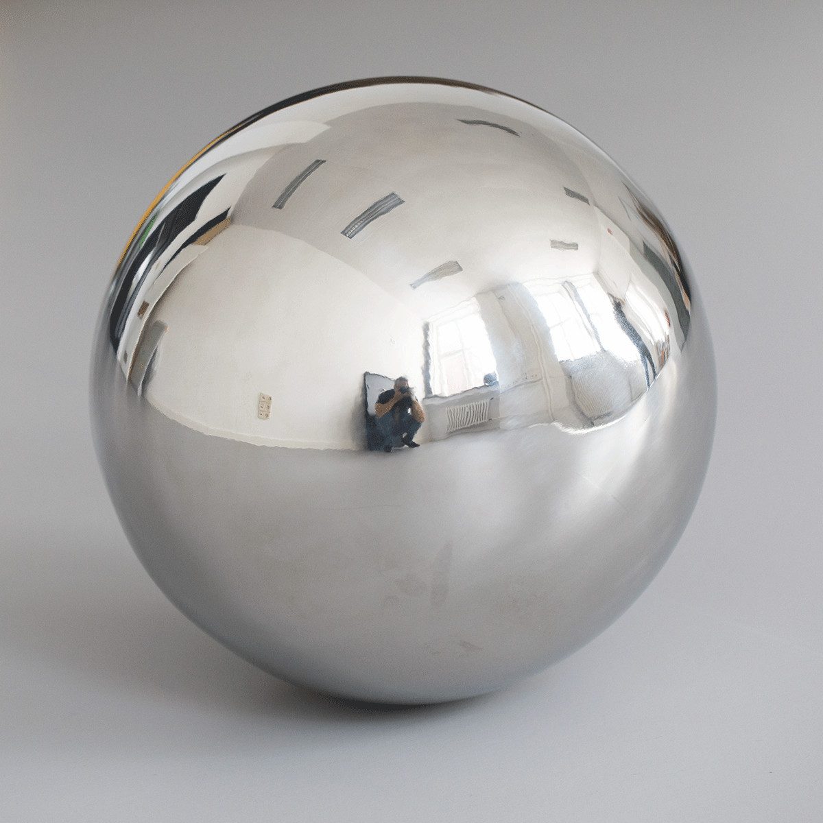 esschert design Dekoobjekt Esschert Design Gazing Globe, groß, silberfarben