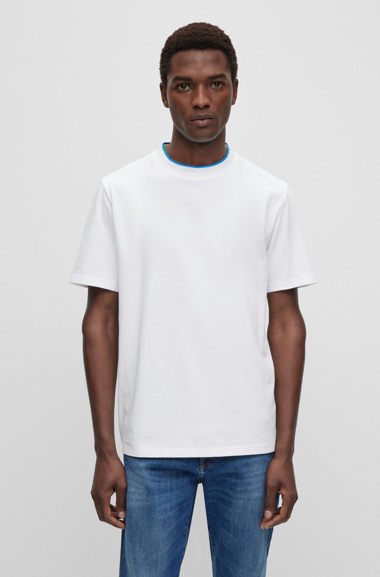 BOSS ORANGE T-Shirt Weiß Terete (1-tlg) (100)