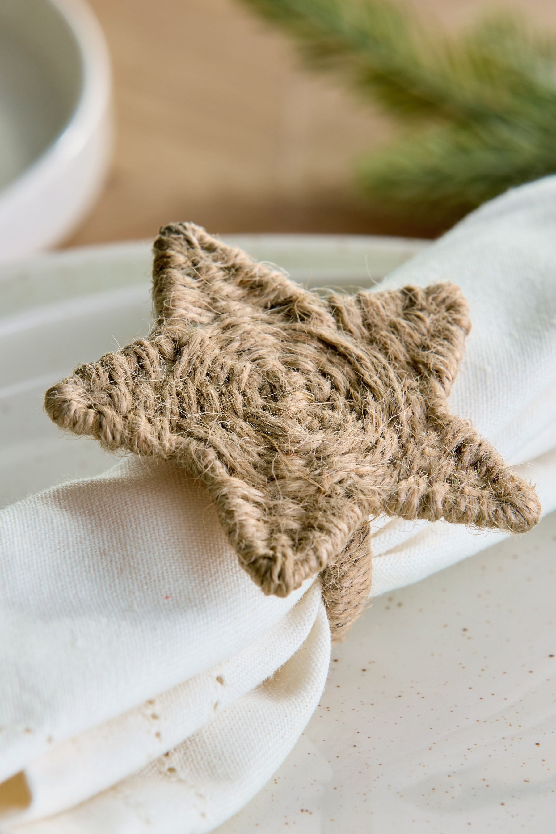 Jute Serviettenringe 12er Set In Blaugrün & Natur – Handgefertigte Tischdekoration Für Weihnachten, Thanksgiving & Festliche Anlässe