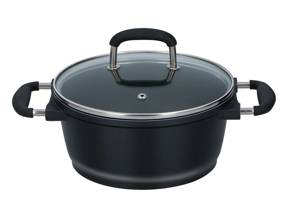 Alpina Grillpfanne alpina Kochpfanne Ø20 cm Schwarz