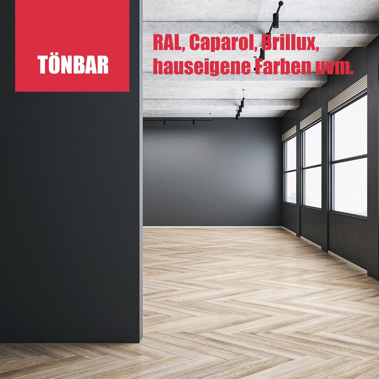 DICHTON Wandfarbe D.70W Innenwandfarbe in matt, Innenwandfarbe matt weiß oder farbig, Deckenfarbe Innendispersion