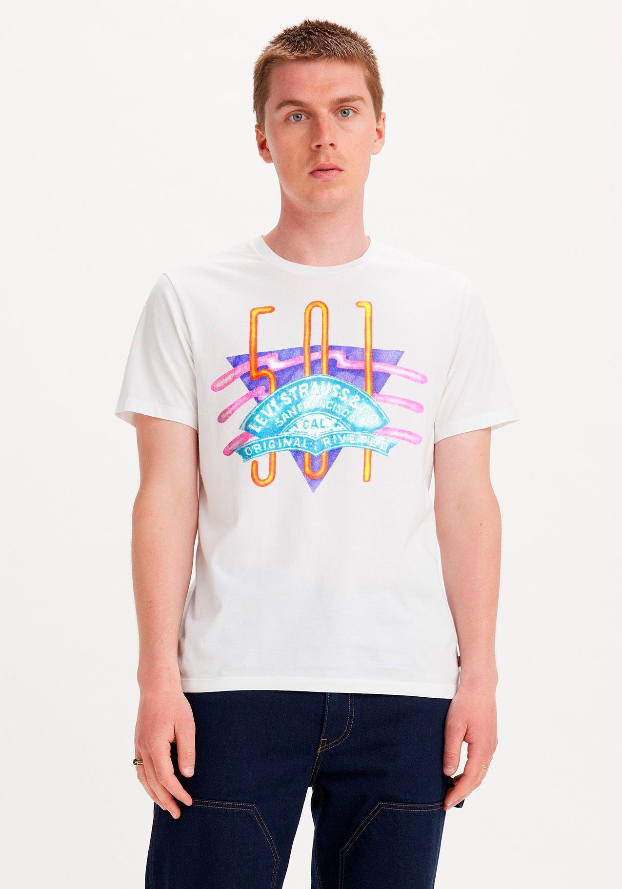 GRAPHIC Levi's® TEE logowhite CREWNECK T-Shirt