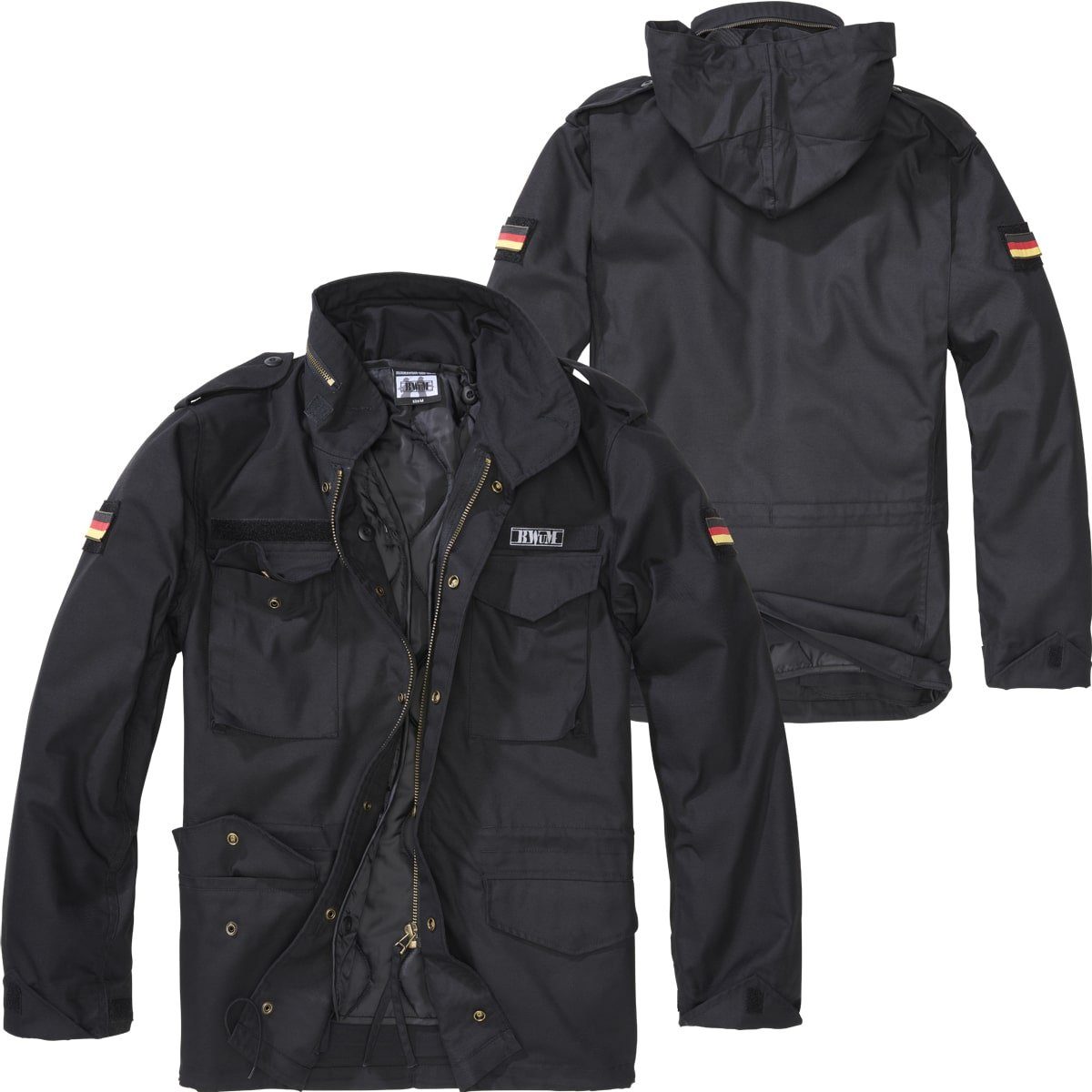 BWuM Parka BWuM Feldjacke M65 + Patch & Flaggen