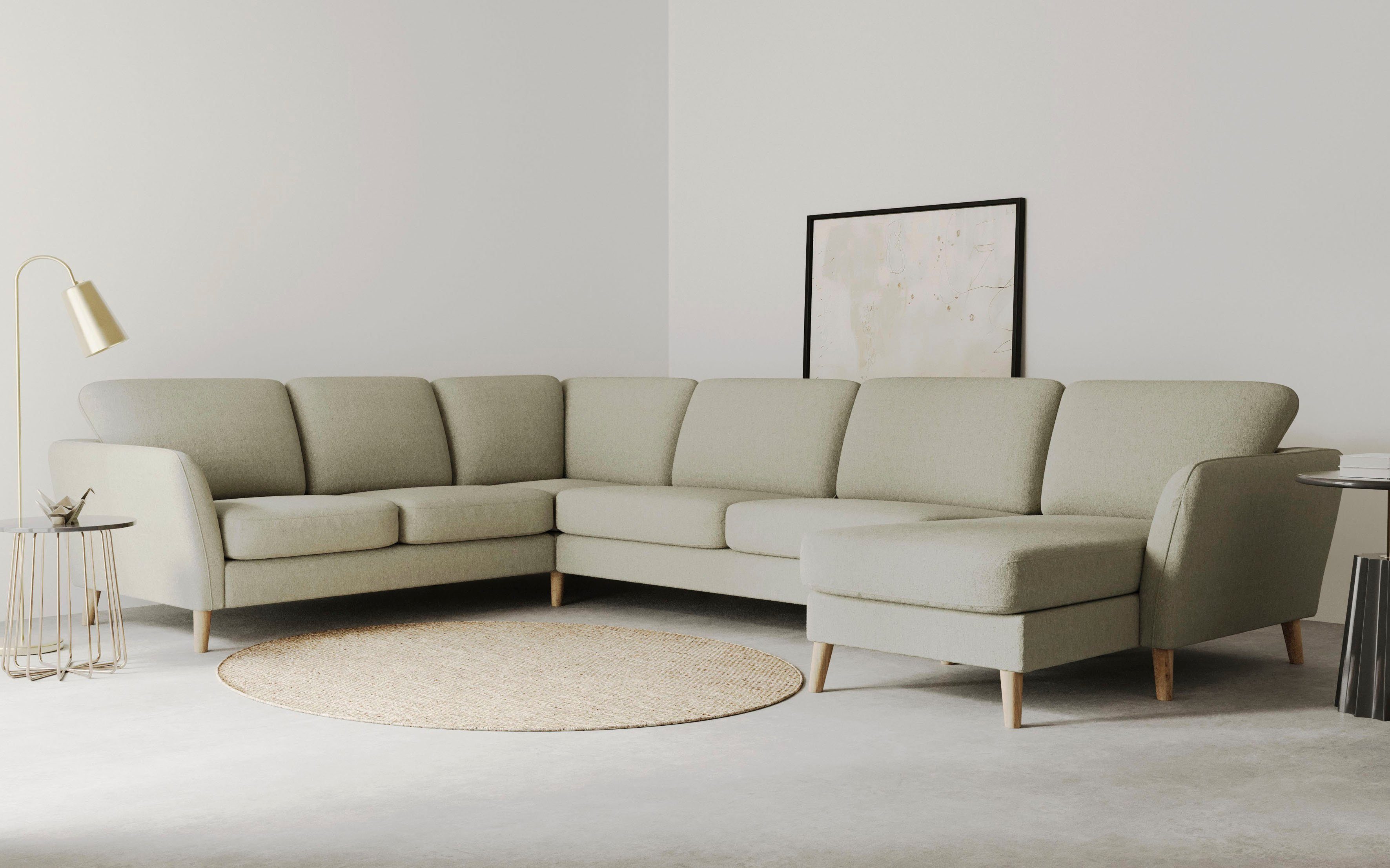 Home affaire Wohnlandschaft MARSEILLE XXL 349cm, günstig online kaufen
