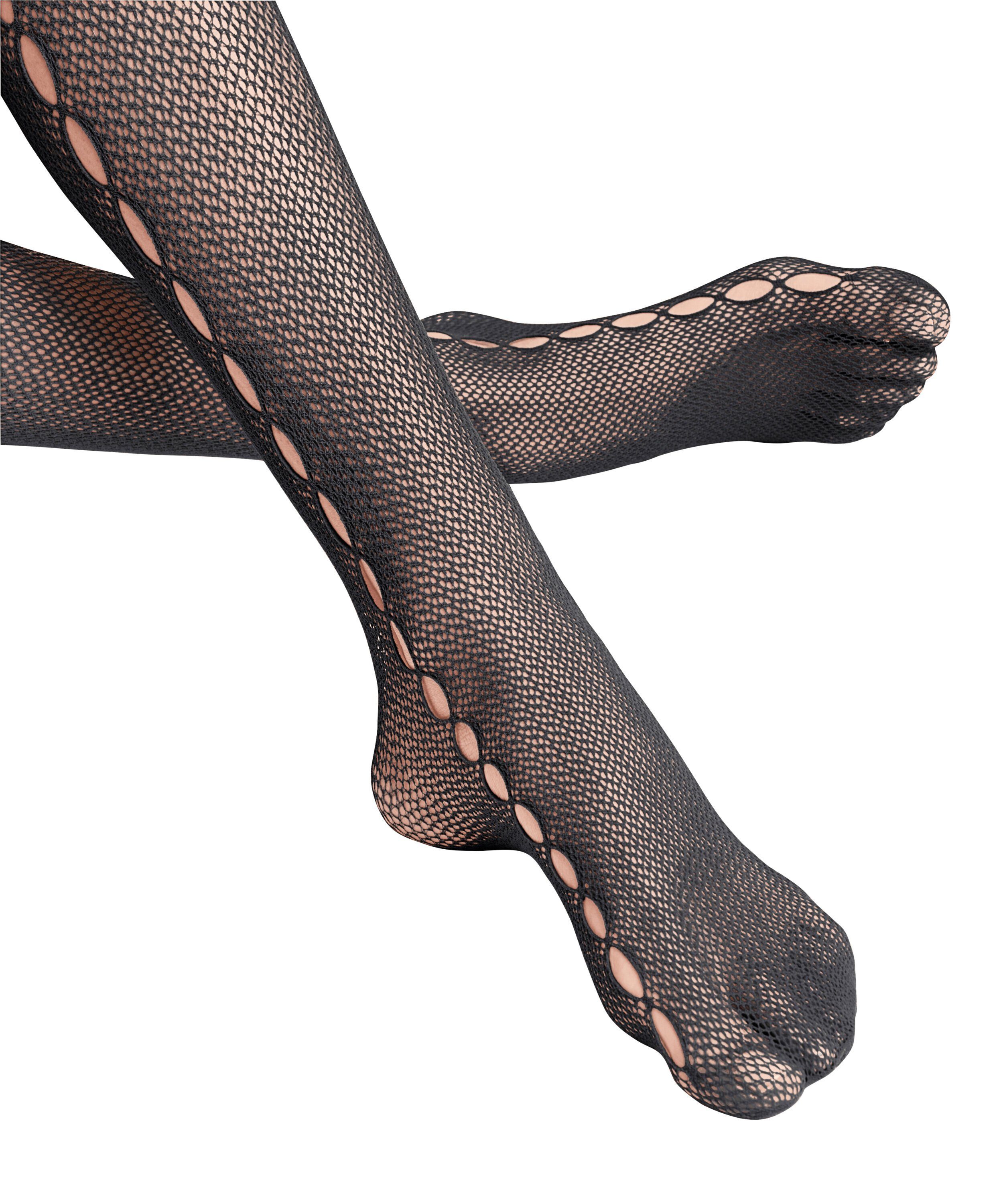 FALKE Feinstrumpfhose Supersize Net (1 Vintage-Stil im St) (3009) black