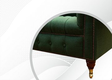 JVmoebel Chesterfield-Sofa, Chesterfield 2 Sitzer Design Sofa Couch 185 cm