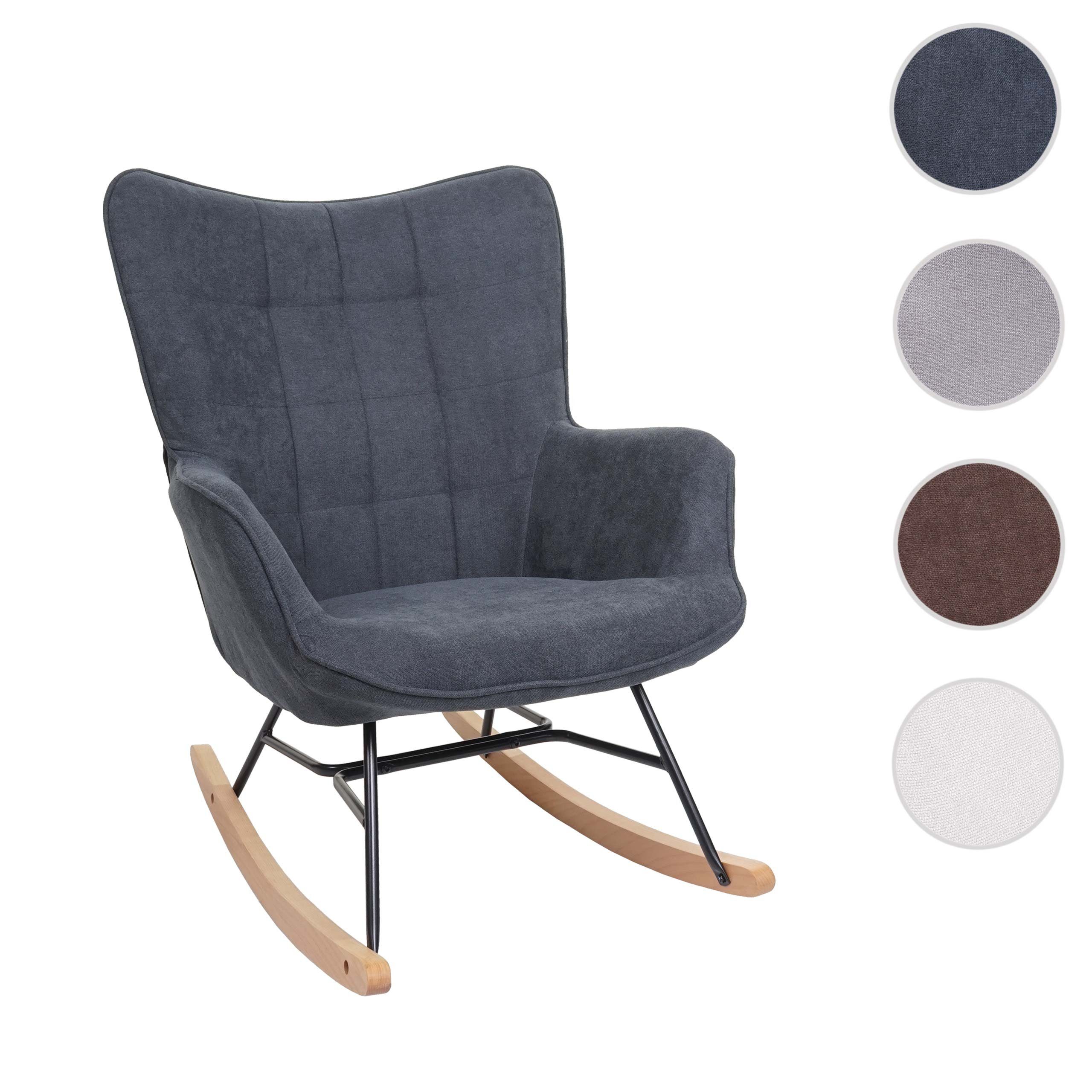 MCW Schaukelstuhl MCW-K36, Schaukelfunktion, Große Sitzfläche, Bequeme Polsterung