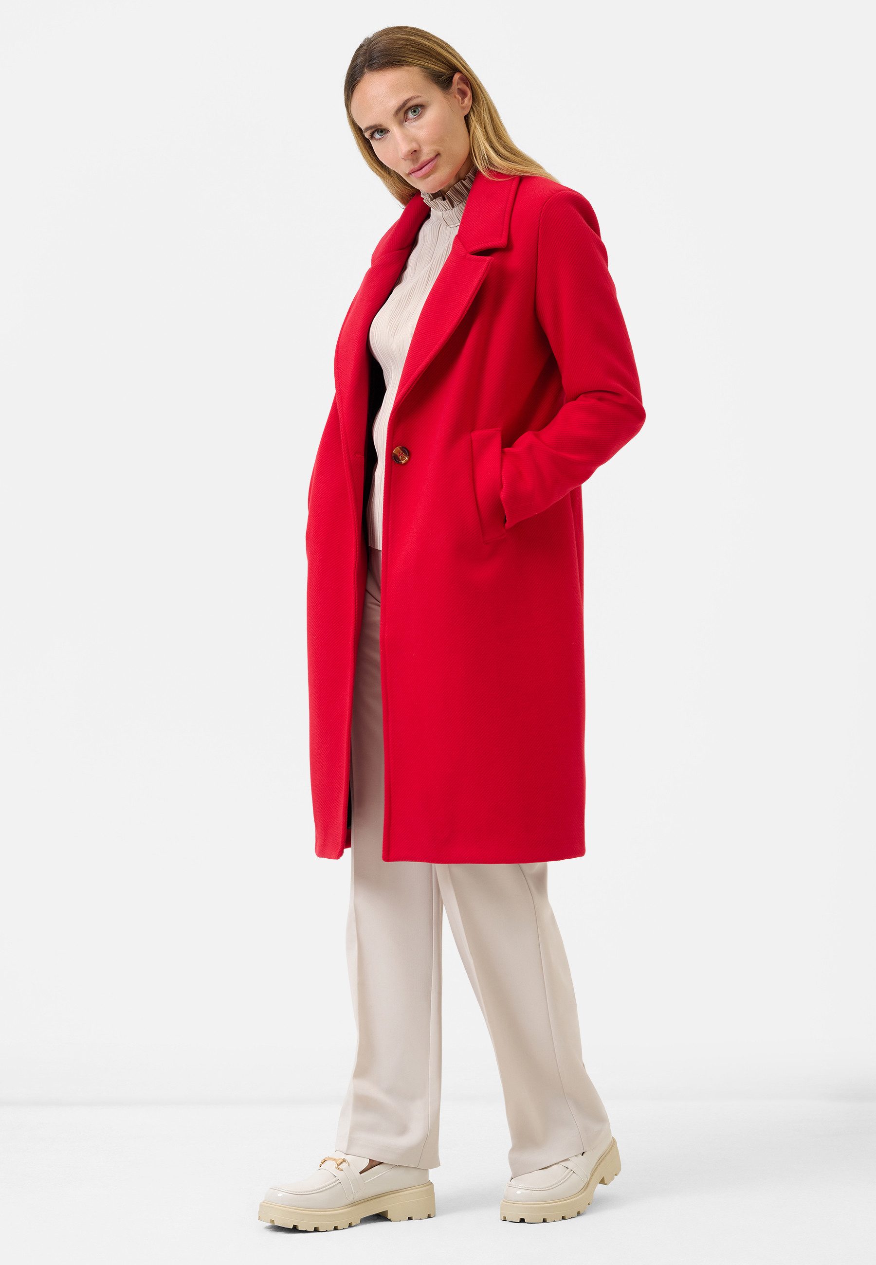 RICANO Kurzmantel Livia klassischer Damen Kurzmantel mit Reverskragen günstig online kaufen