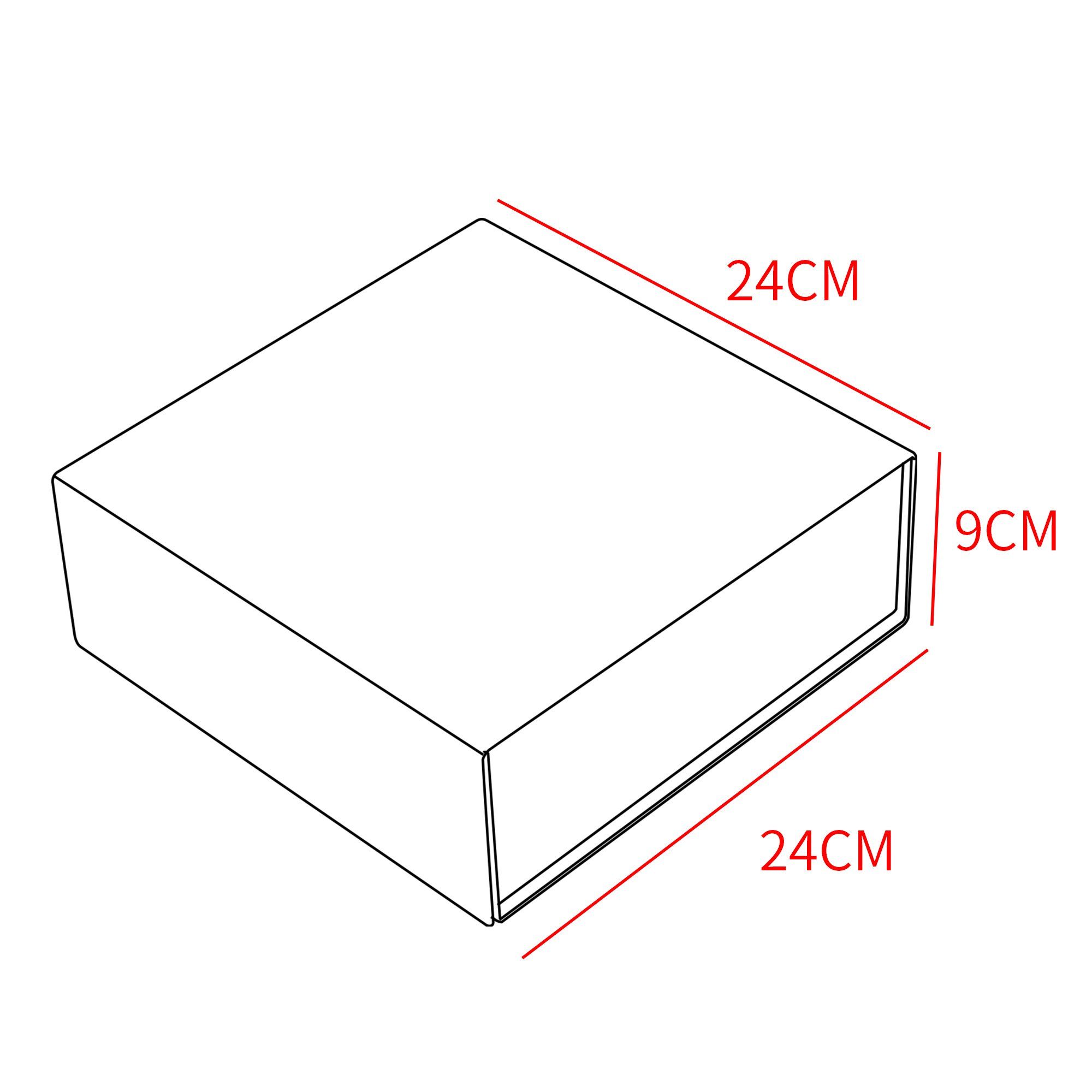 AdelDream Aufbewahrungsbox für Geburtstagsgeschenk Deckel und Babybrautjungfer Rechteck mit und Magnet Hochzeiten, Orange Geschenkbox Geschenkbox