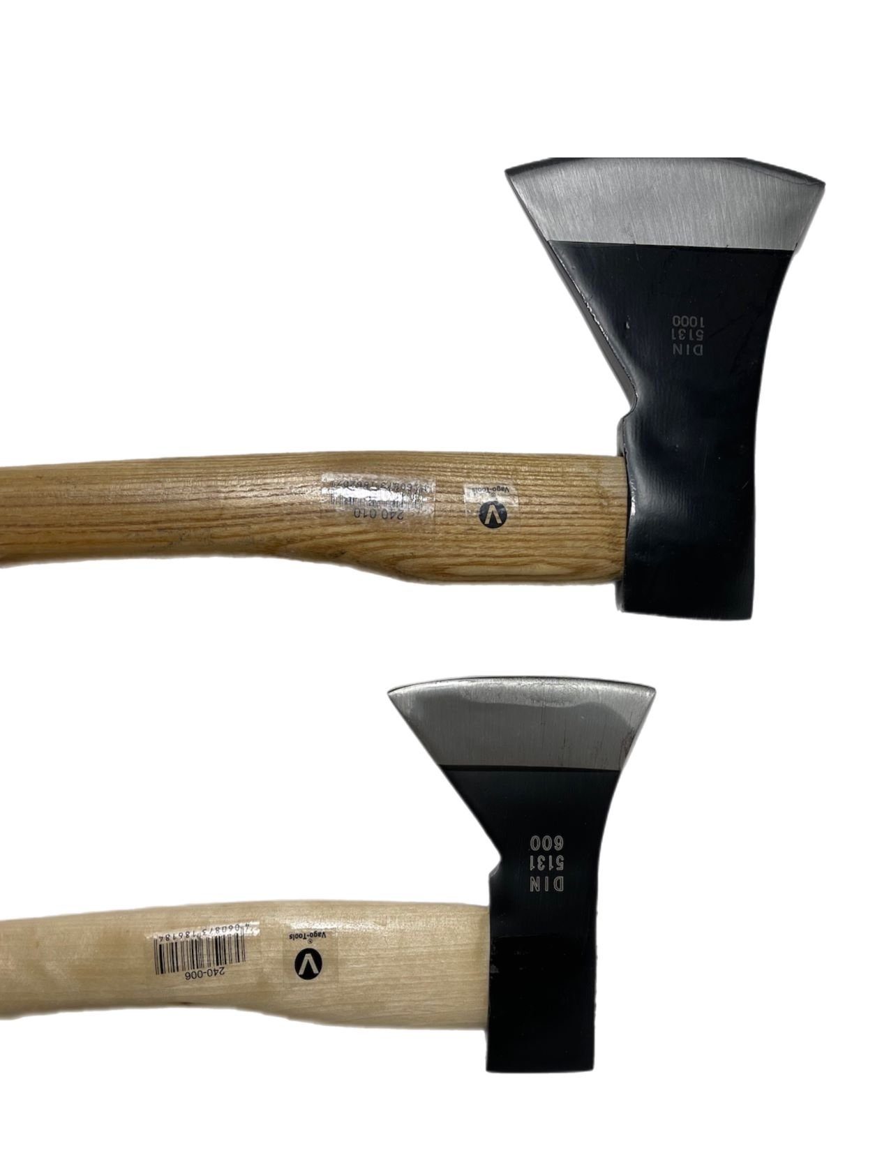 VaGo-Tools Axt Beil Gartenaxt Holzstiel 2 tlg Set Axt 600 1000g