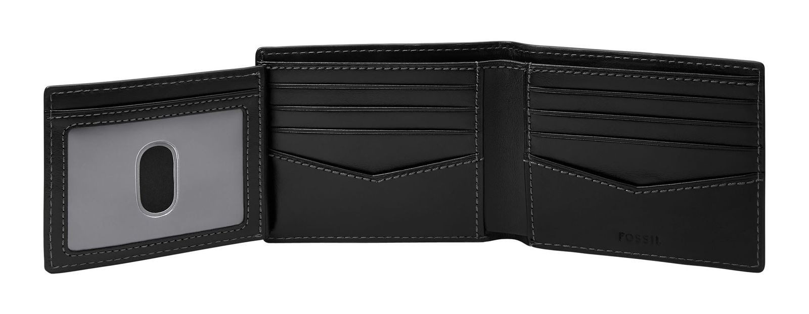 Fossil Kartenetui Bifold, aus echtem Rindsleder