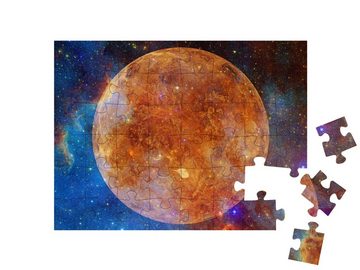 puzzleYOU Puzzle Bild des Planeten Venus, 48 Puzzleteile, puzzleYOU-Kollektionen Planeten, Weltraum, Universum