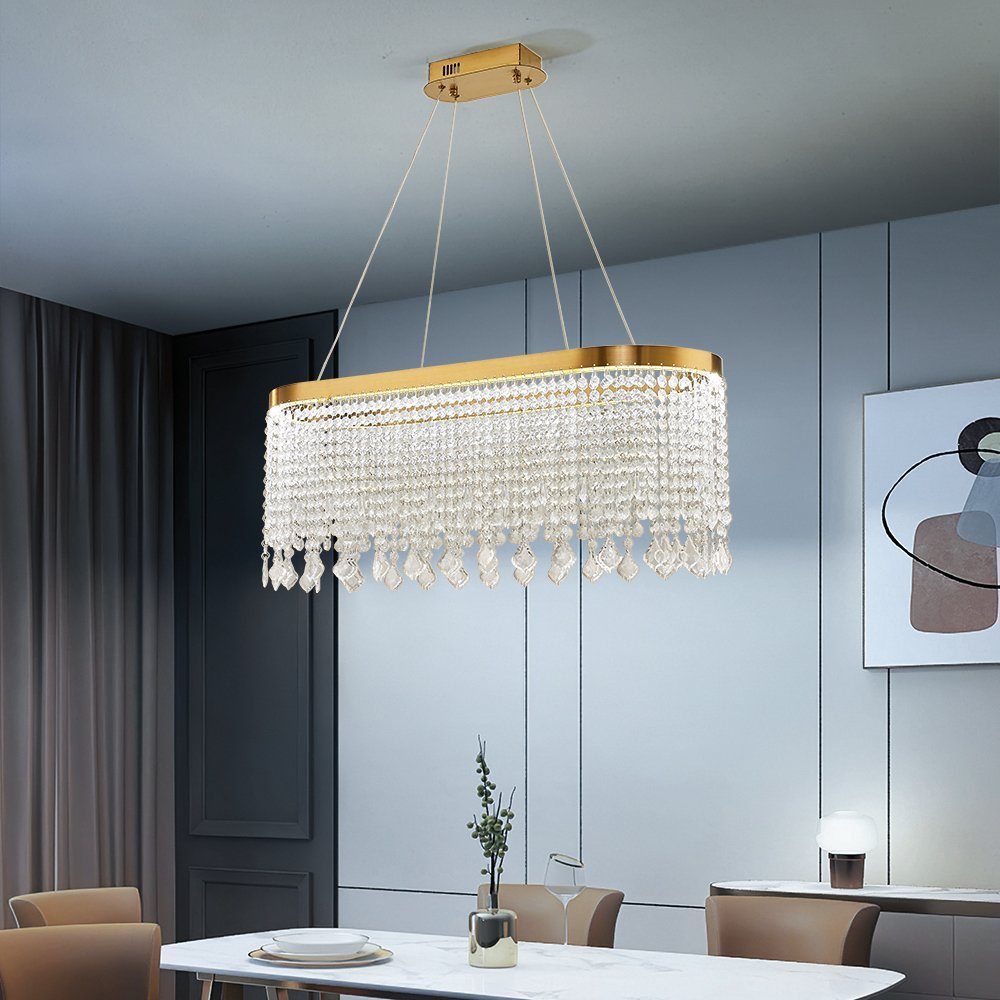 Euroton LED Pendelleuchte LED Pendelleuchte Hängelampe Fernbedienung dimmbar Farbton steubar, LED fest integriert, mit Fernbedieung von warmweiß,neutralweiß bis kaltweiß stufenlos einstellbar