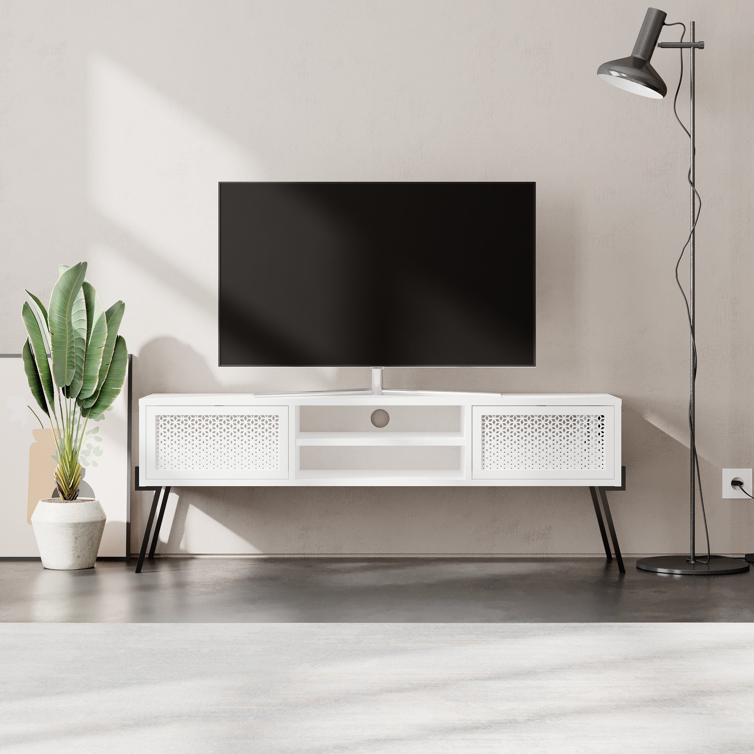 Decortie TV-Schrank Naive Moderner TV-Schrank Multimedia-Center,35,6 günstig online kaufen