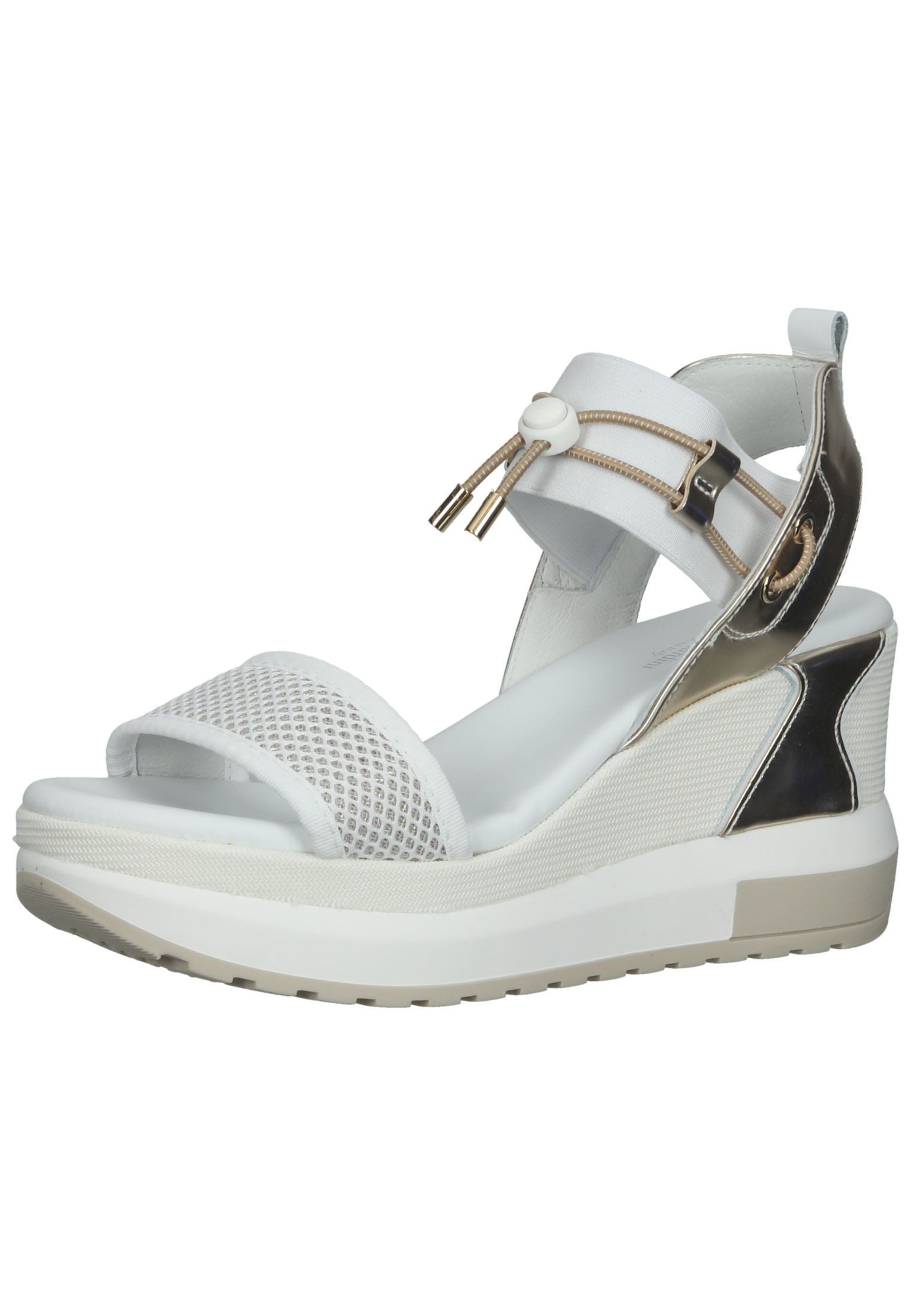 Nero Giardini Sandalen Lederimitat/Textil Keilsandalette