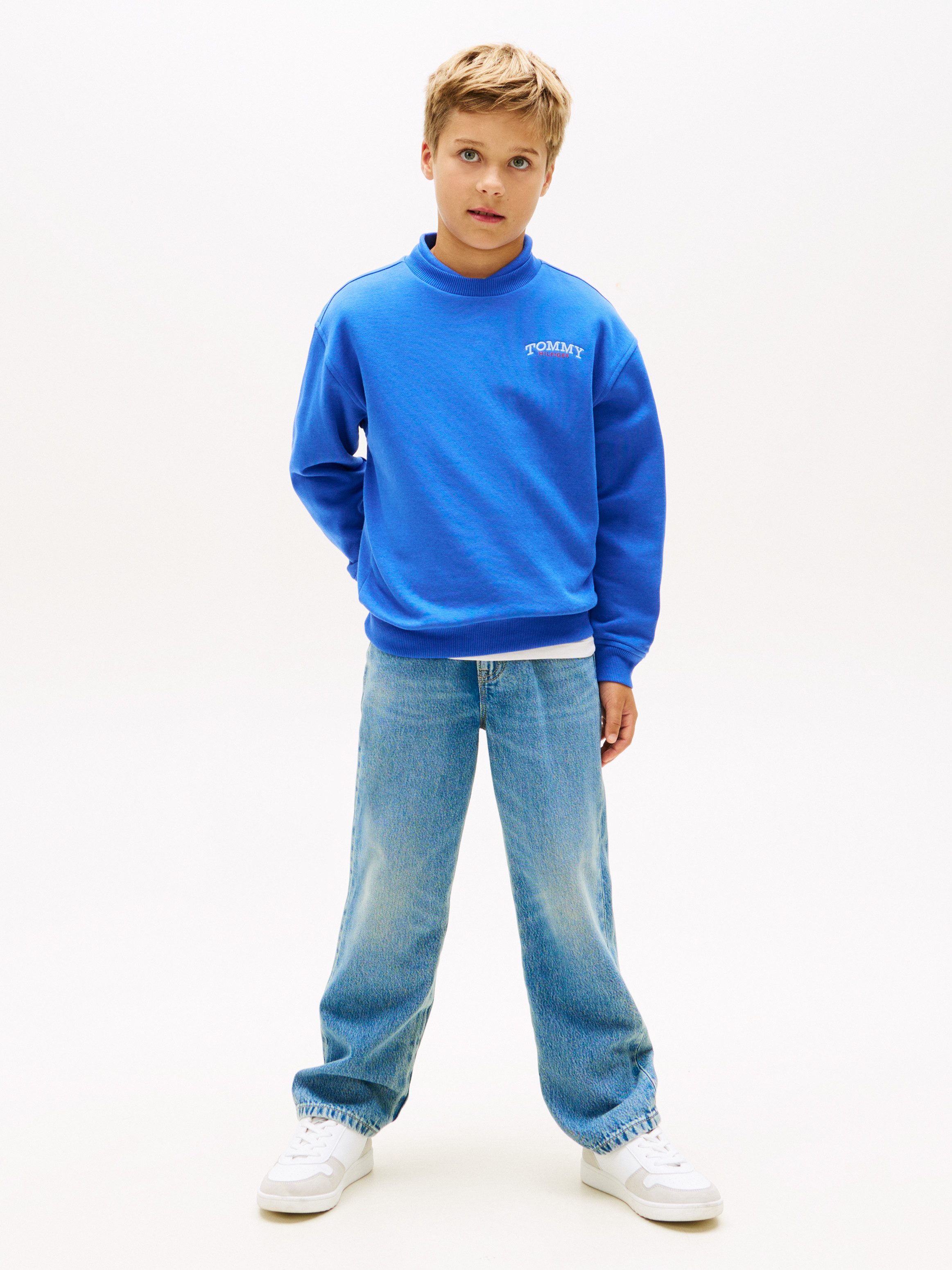 Tommy Hilfiger Sweatshirt MONOTYPE GRAPHIC SWEATSHIRT Kinder bis 16 Jahre, Druck