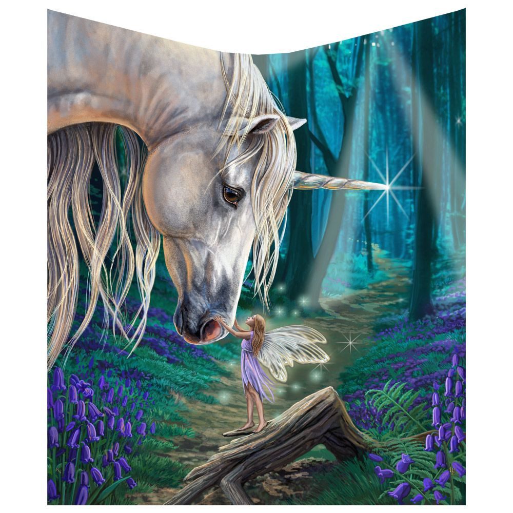 Wohndecke Kuscheldecke Einhorn - Fairy Whispers - Lisa Parker Fantasy Wohndecke, Figuren Shop GmbH