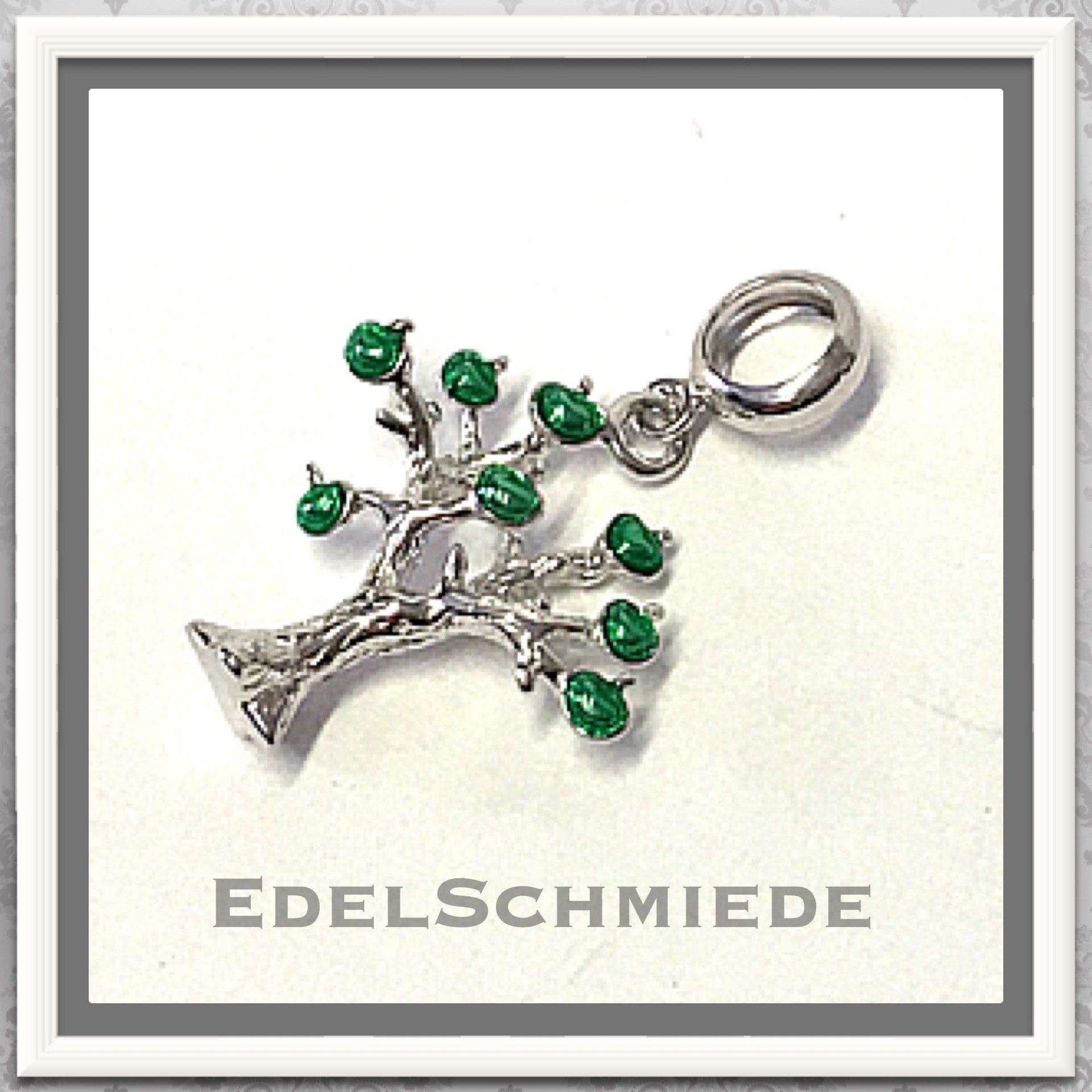 Kettenanhänger Lebensbaum als Kettenanhänger 925 Silber m Zirk