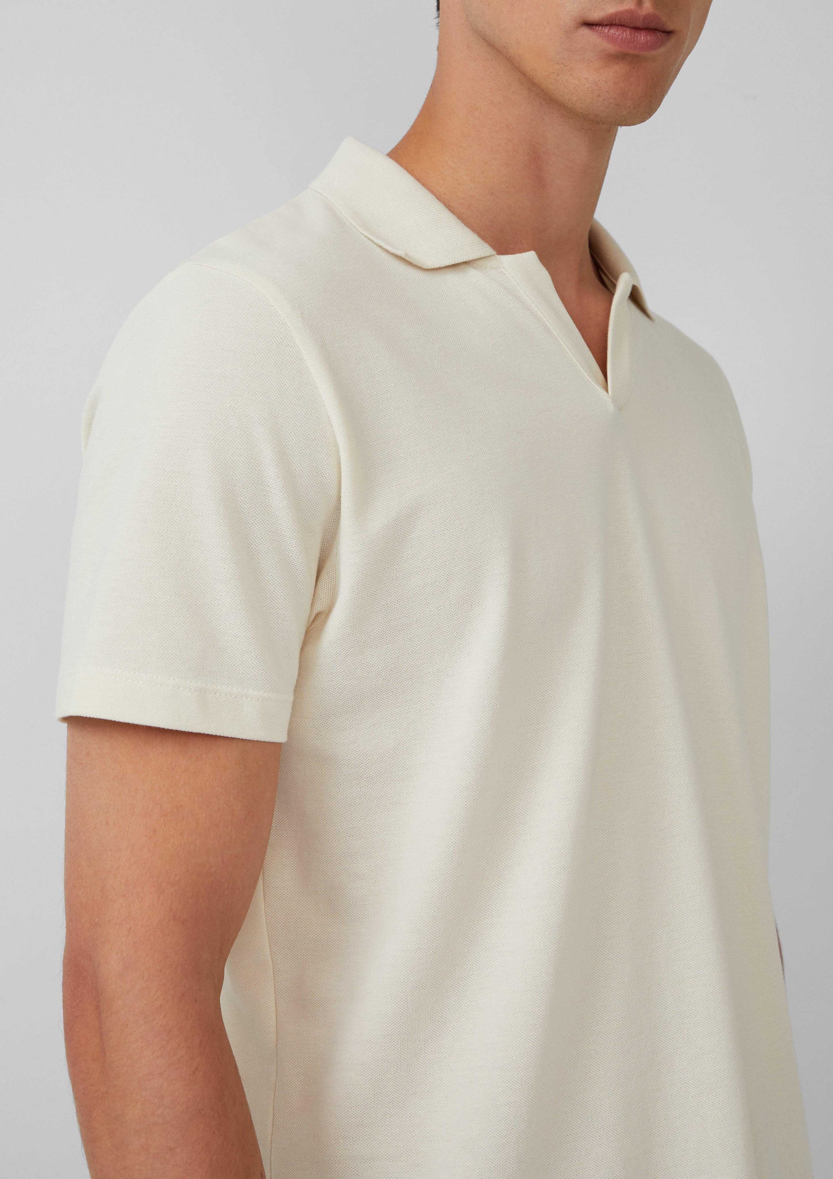 s.Oliver Kurzarmshirt Poloshirt aus Baumwolle mit günstig online kaufen